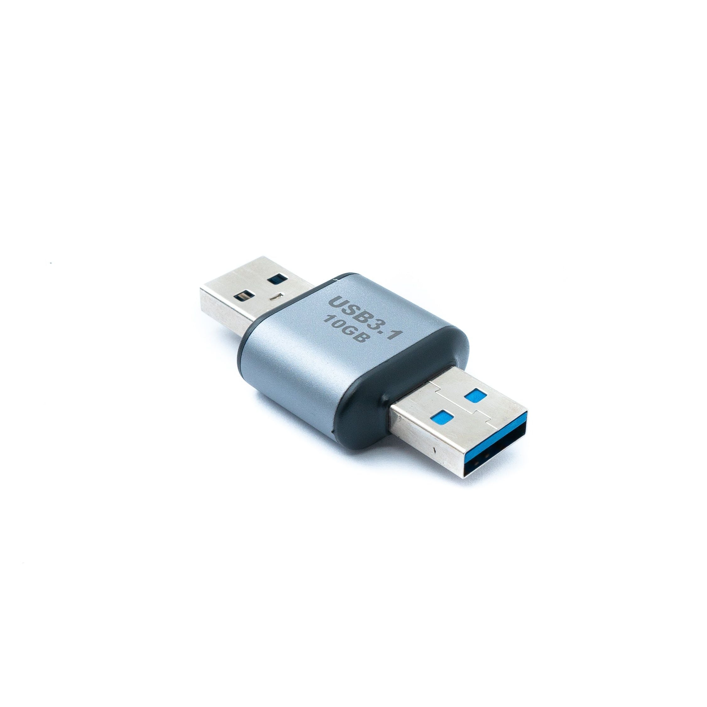 USB 3.1 Gen 2 Adapter Typ A Schnellladeadapter Bis 100W Und 20A Schwarz Grau 10 Gbit