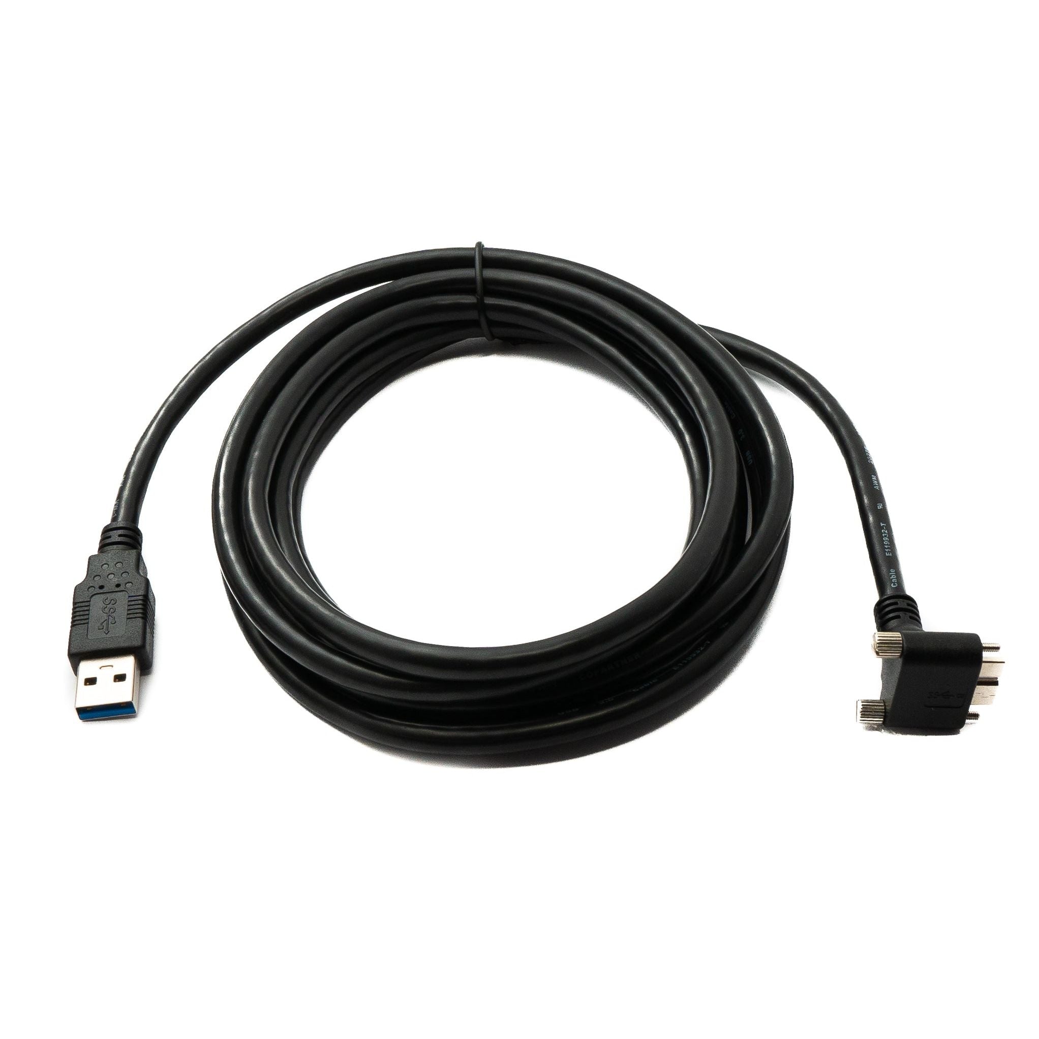 USB 3.0 Kabel 3 m Typ A Zu Micro Stecker Winkel Hochgeschwindigkeits-Datenübertragung