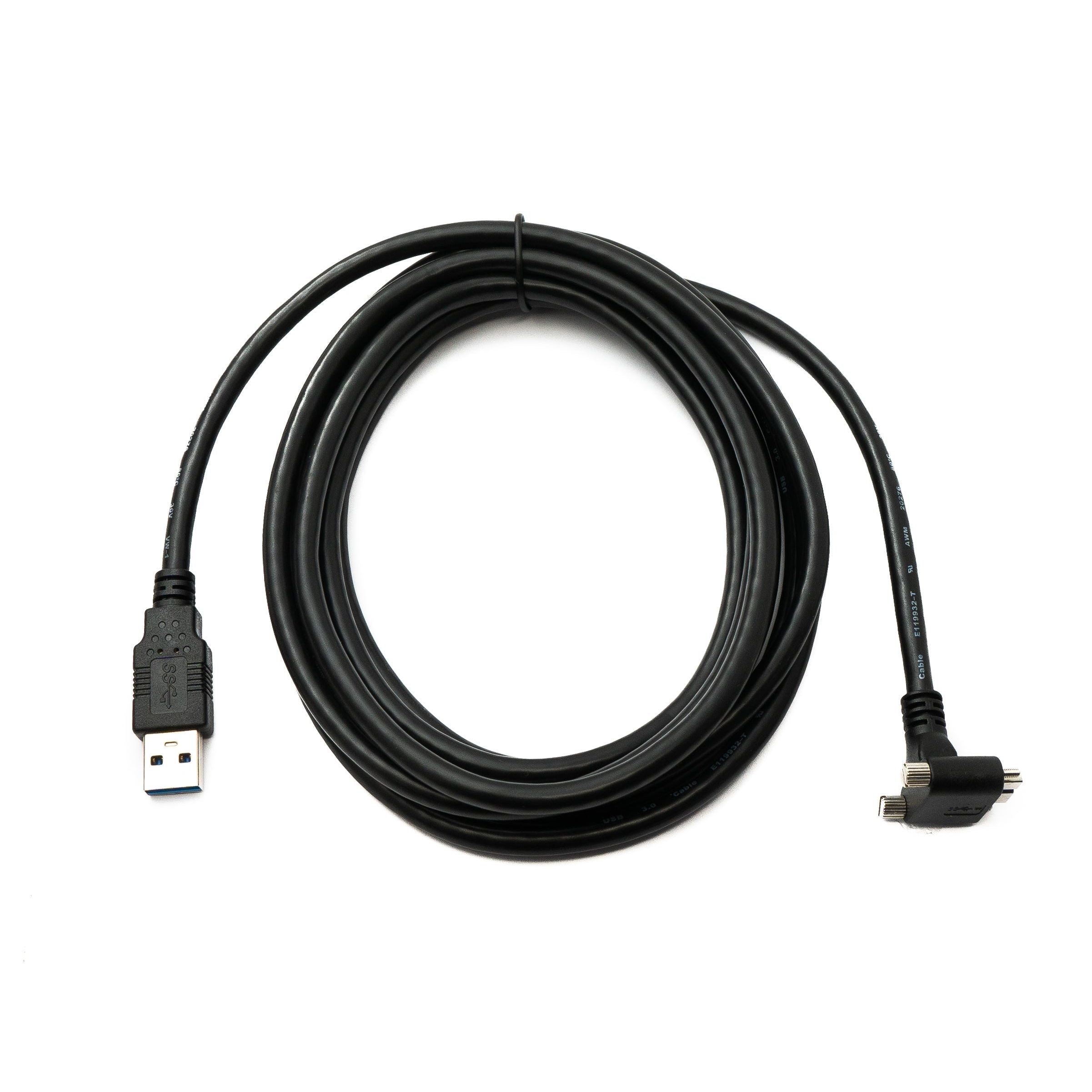 USB 3.0 Kabel 3 m Typ A Zu Micro Stecker Winkel Hochgeschwindigkeits-Datenübertragung