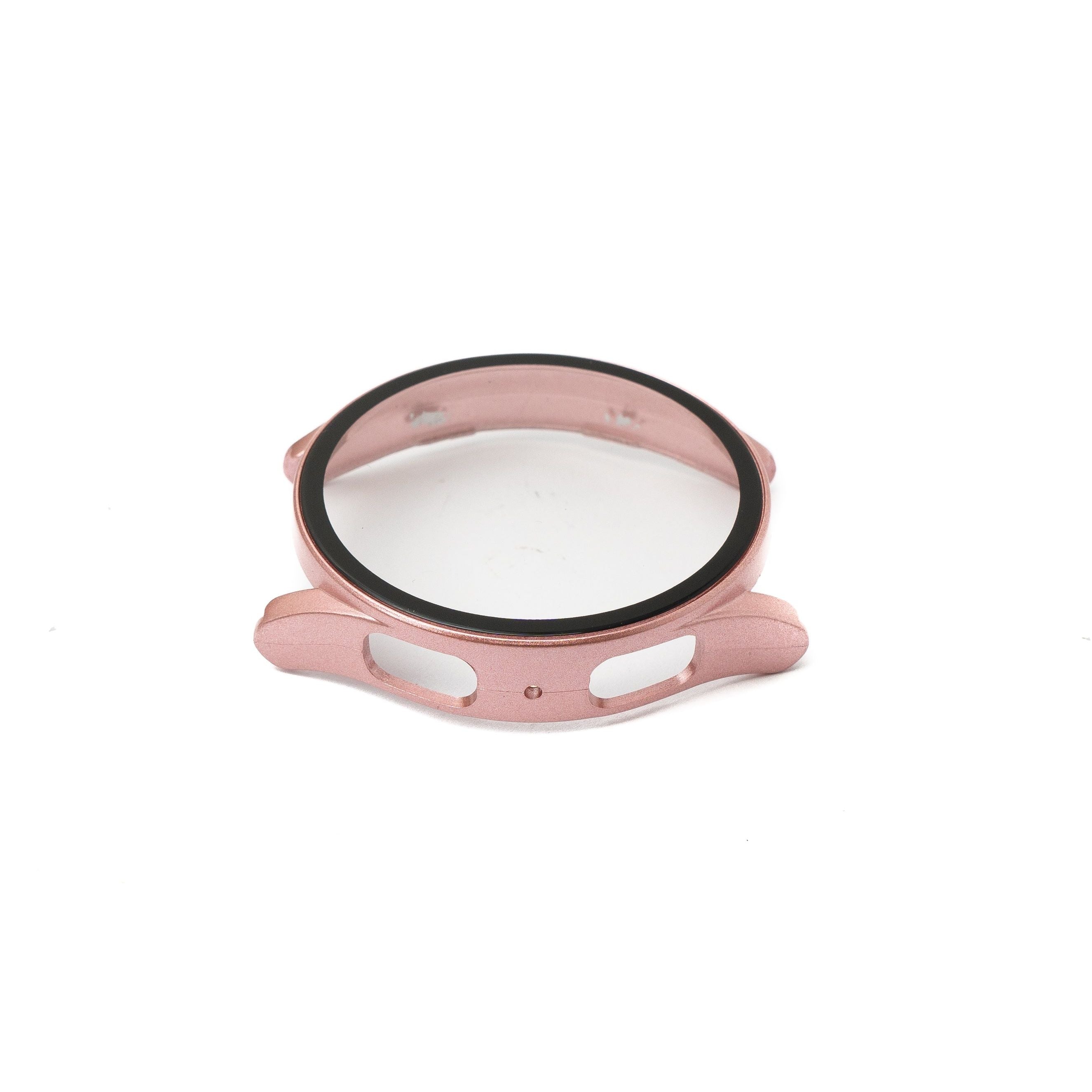 SYSTEM-S Schutz Hülle Case 44 mm aus PC für Samsung Galaxy Watch 5 4 in Pink