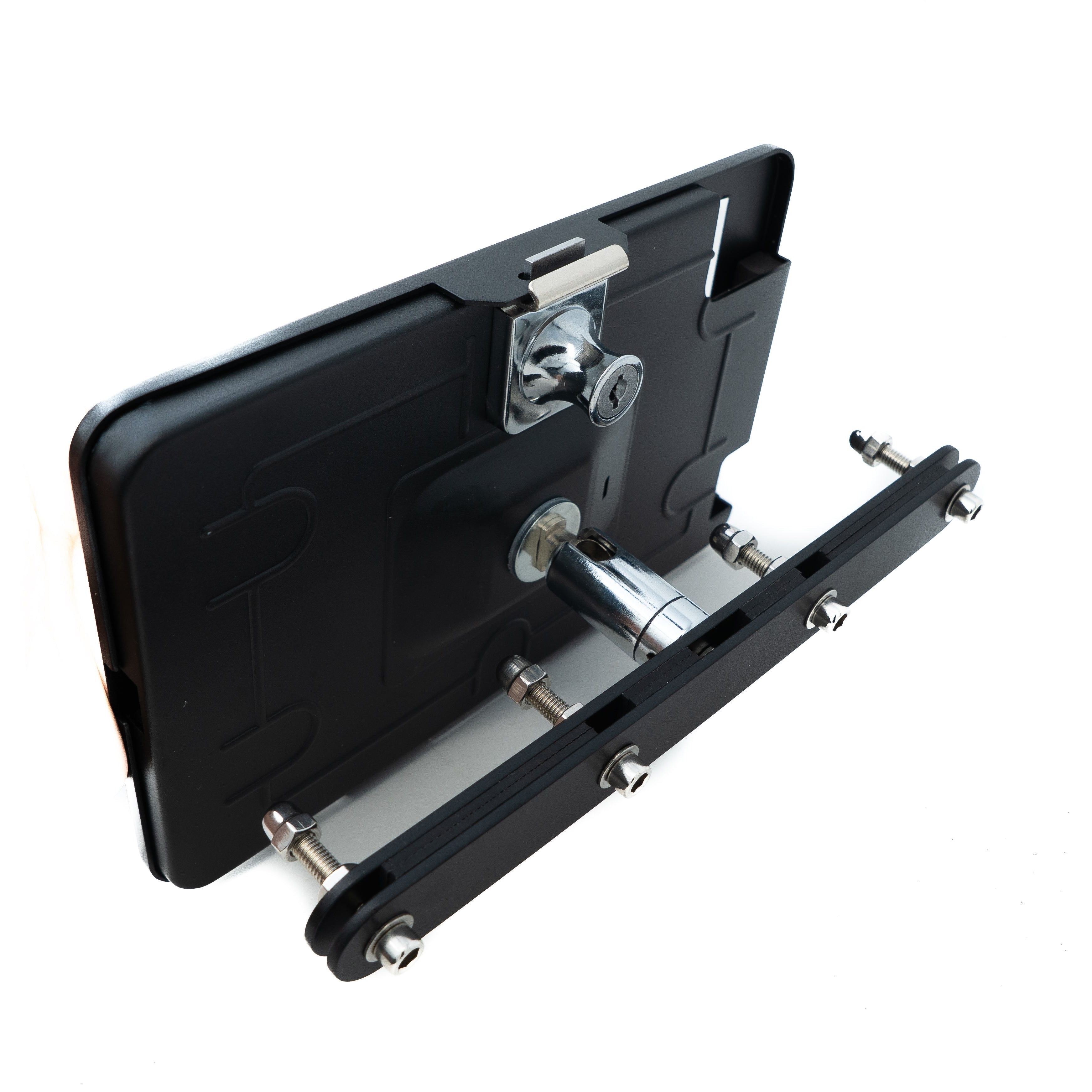 Abschließbare Auto Kopfstützenhalterung 360 Grad Drehbar Für Ipad Mini 6 2021 Schwarz