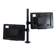 SYSTEM-S Doppel Tischhalterung 360° Ständer abschließbarfür iPad 10 Pro 11 Air 4 5