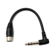 System-S 20 cm XLR 5-polig Zu 6,35 mm Klinke Winkel Kabel AUX Für Studio Aufnahmetechnik