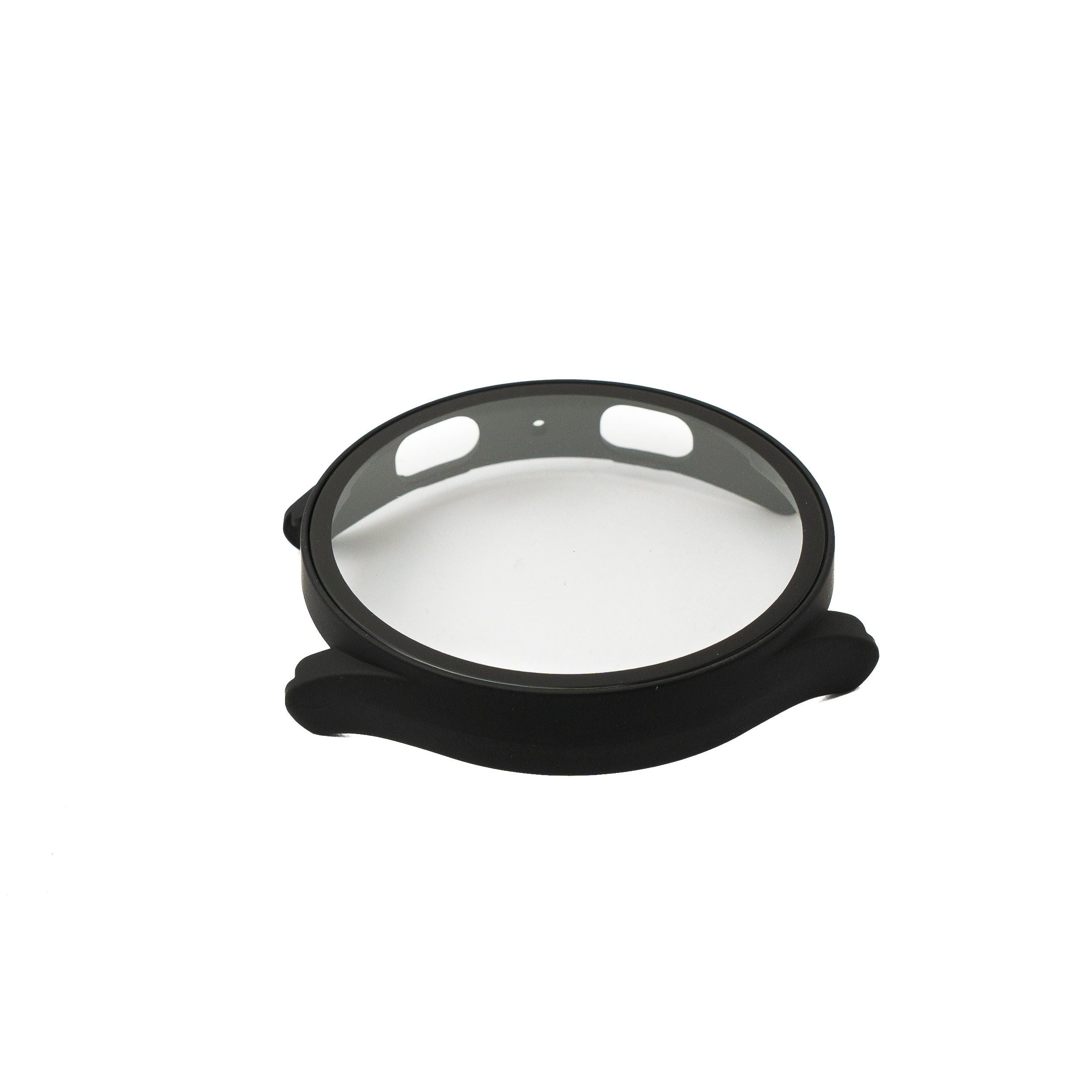 SYSTEM-S Schutz Hülle Case 44 mm aus PC für Samsung Galaxy Watch 5 4 in Schwarz