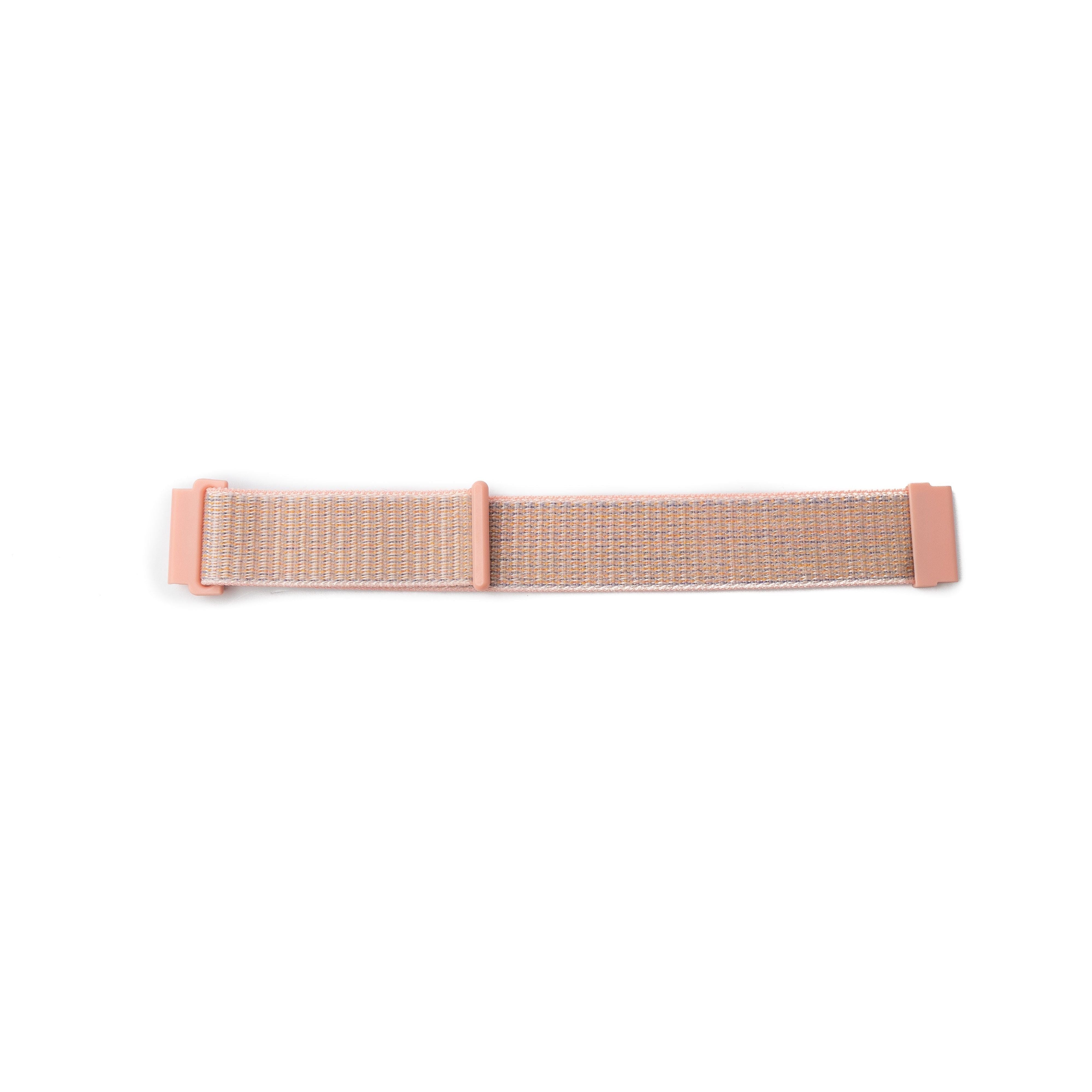 Nylon Armband 22 Mm Pink Für Fitbit Versa 2 Und Versa Lite Smartwatch Weich Strapazierfähig