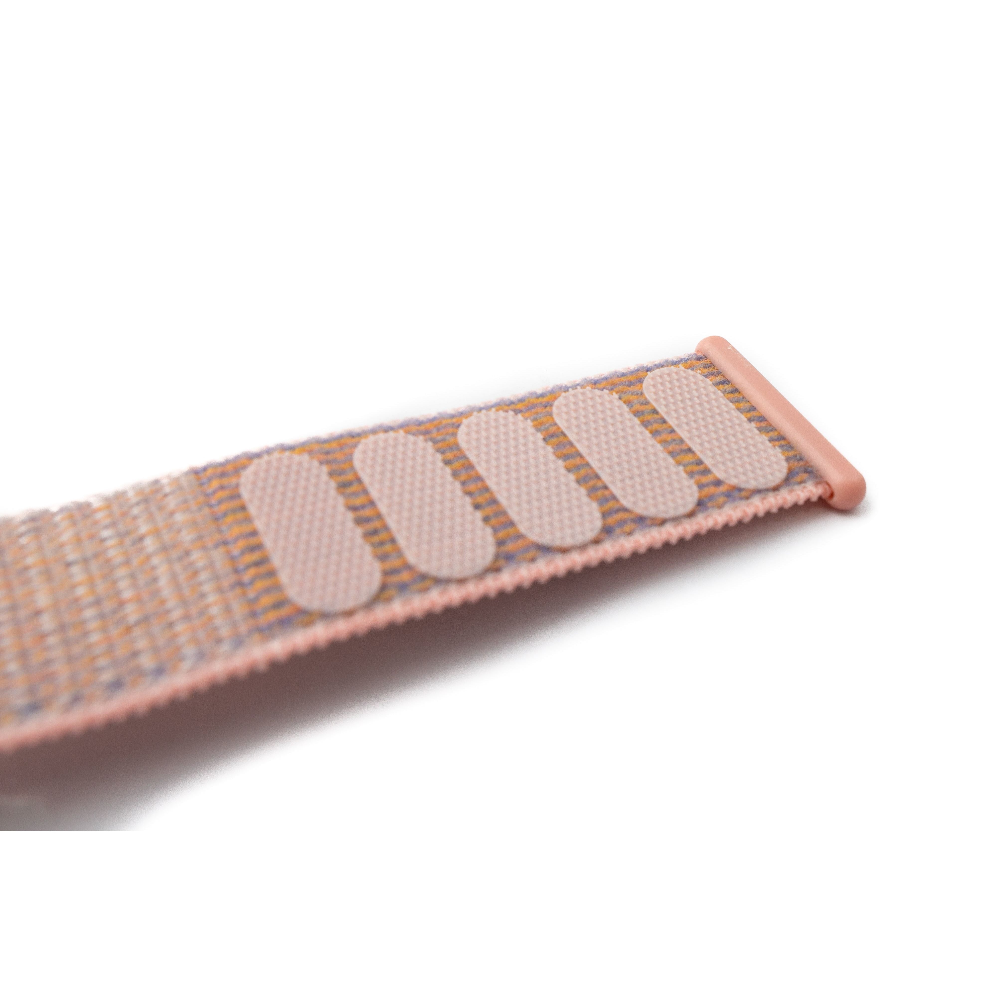 Nylon Armband 22 Mm Pink Für Fitbit Versa 2 Und Versa Lite Smartwatch Weich Strapazierfähig