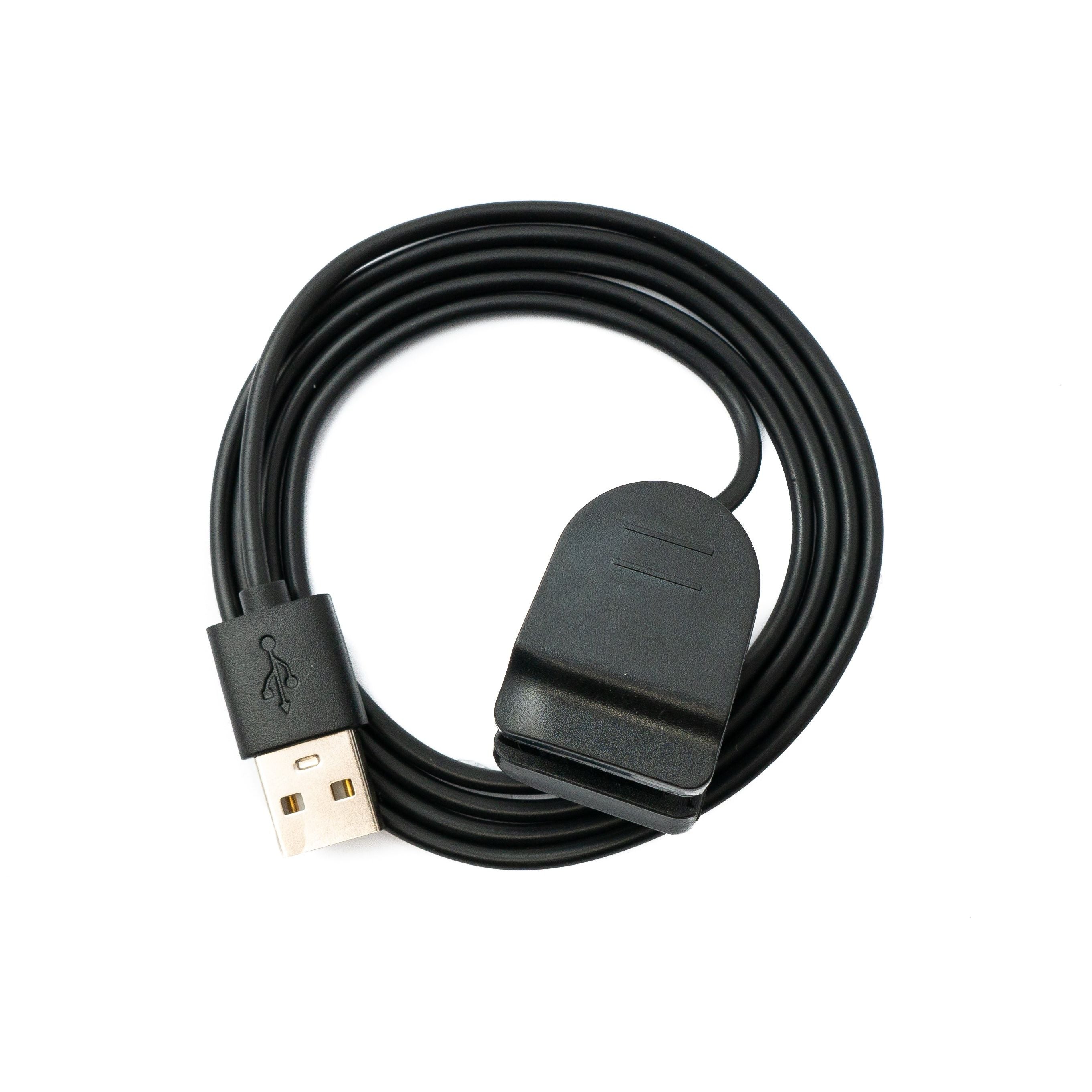 System-S USB 2.0 Ladekabel 100 cm Für Amazfit Band 7 Und Band 5 Smartwatch Schwarz