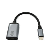 Mini DisplayPort Zu USB C Adapter Kabel 19 Cm Kompaktes 4K USB 3.1 Typ C Grau Für HD Displays