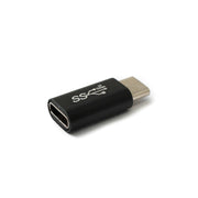 System S USB C Gen 2 Adapter Typ C Stecker Zu Buchse Kabel Schwarz 10 Gbit Pro Sekunde 100 W