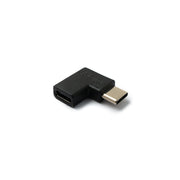 USB 3.1 Typ C Winkeladapter Von Stecker Zu Buchse In Schwarz Kompakter USB C Adapter