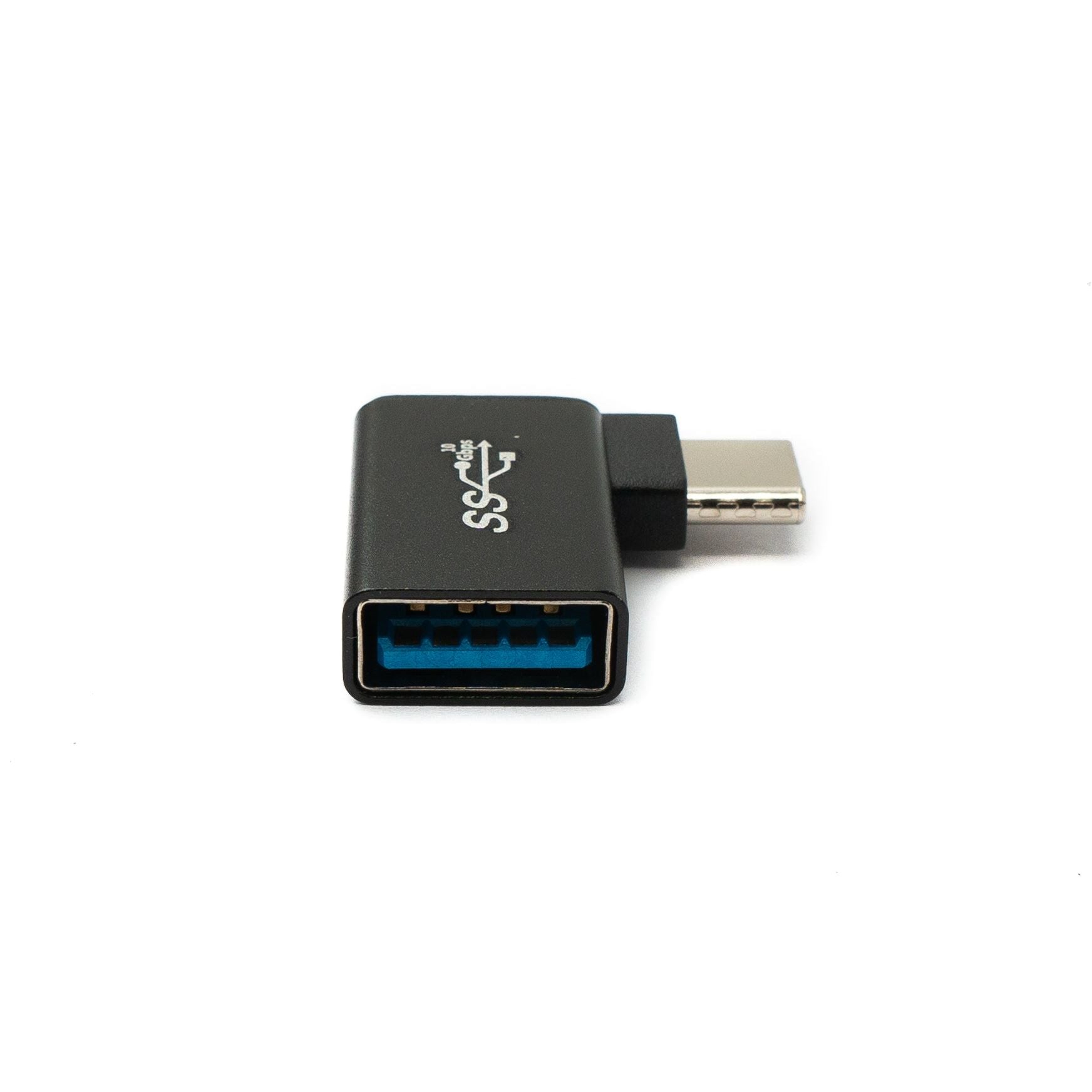 USB Typ C Auf USB Typ A Adapter Kabel 3.0 Mit Winkel 90 Grad Schwarz Gehäuse Kompakt
