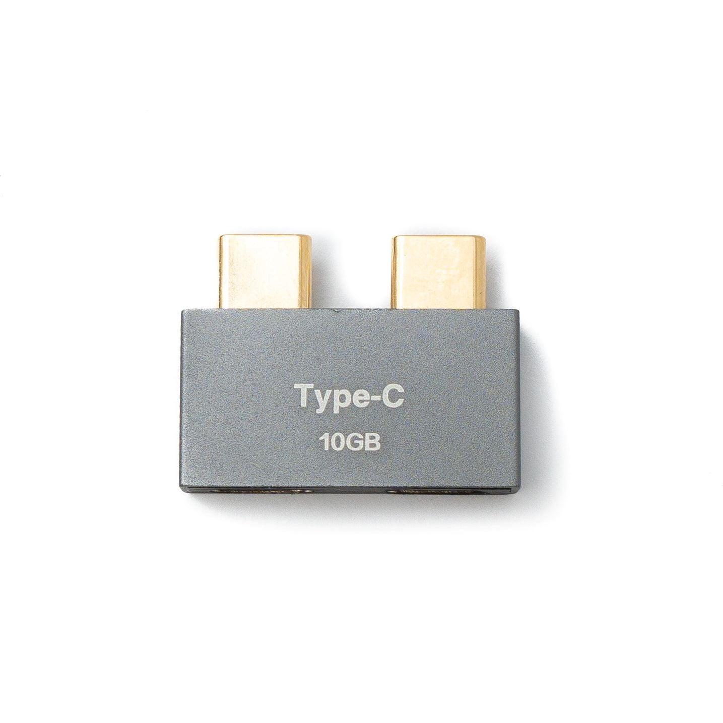 System S USB C Doppel Adapter 2x Typ C Stecker Zu 2x Buchse OTG Grau USB 3.1 Gen 2