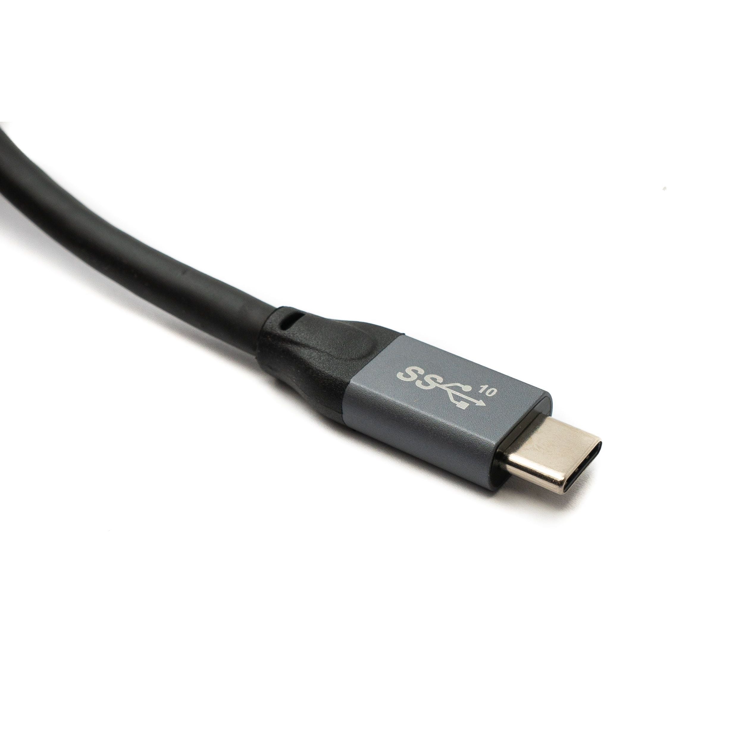 USB Typ C Kabel Stecker Zu Stecker Gen 2 Schnellladekabel 5 Meter Schwarz Grau 100W 20A