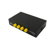 4 Port USB 2.0 Switch Typ B Zu Typ A Buchse Schwarz USB Hub Adapter Für Mehrfach Anschluss