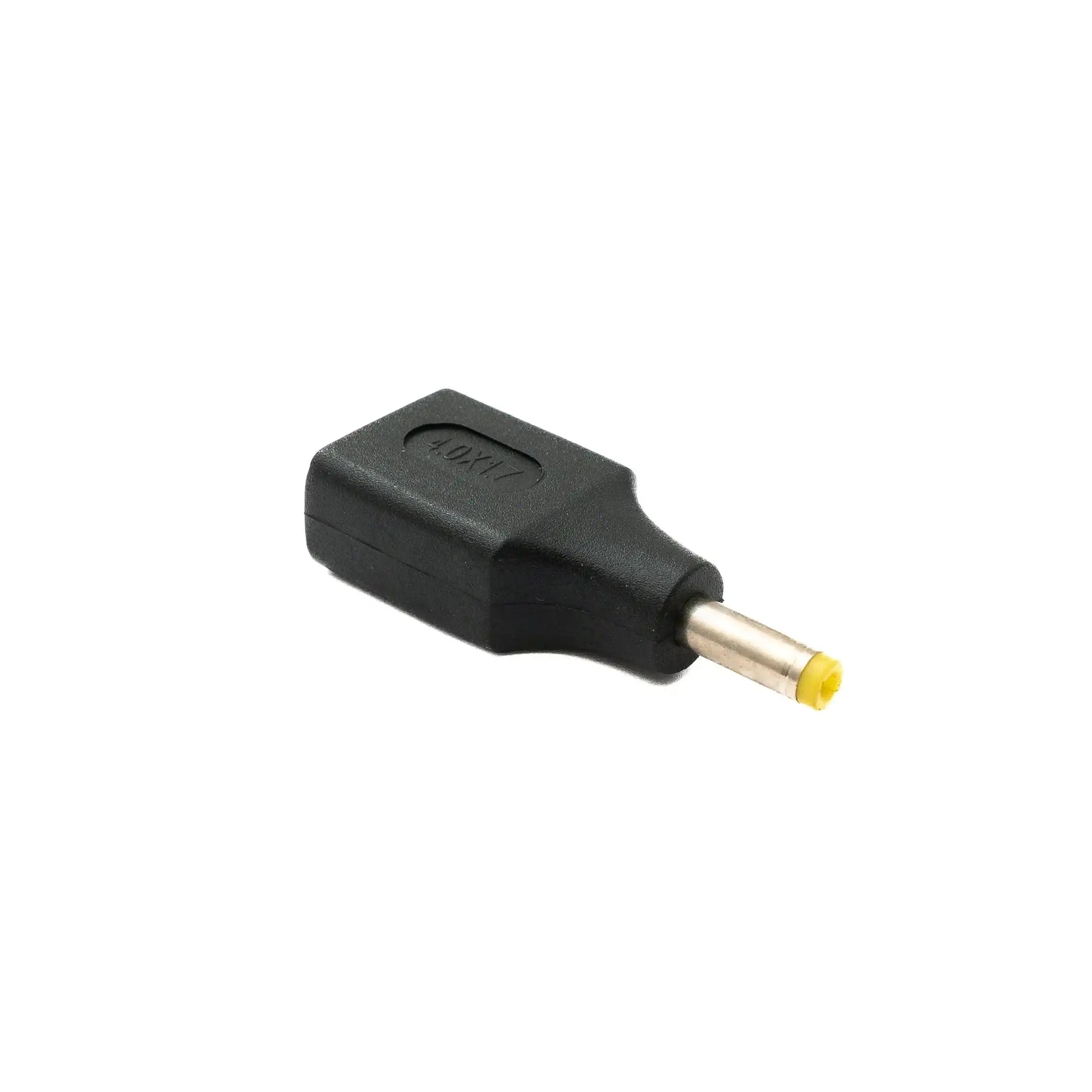 DC Adapter 20V 4,0 x 1,7 Stecker Auf USB 2.0 Buchse Kabel Schwarz Kompakt Hochwertig