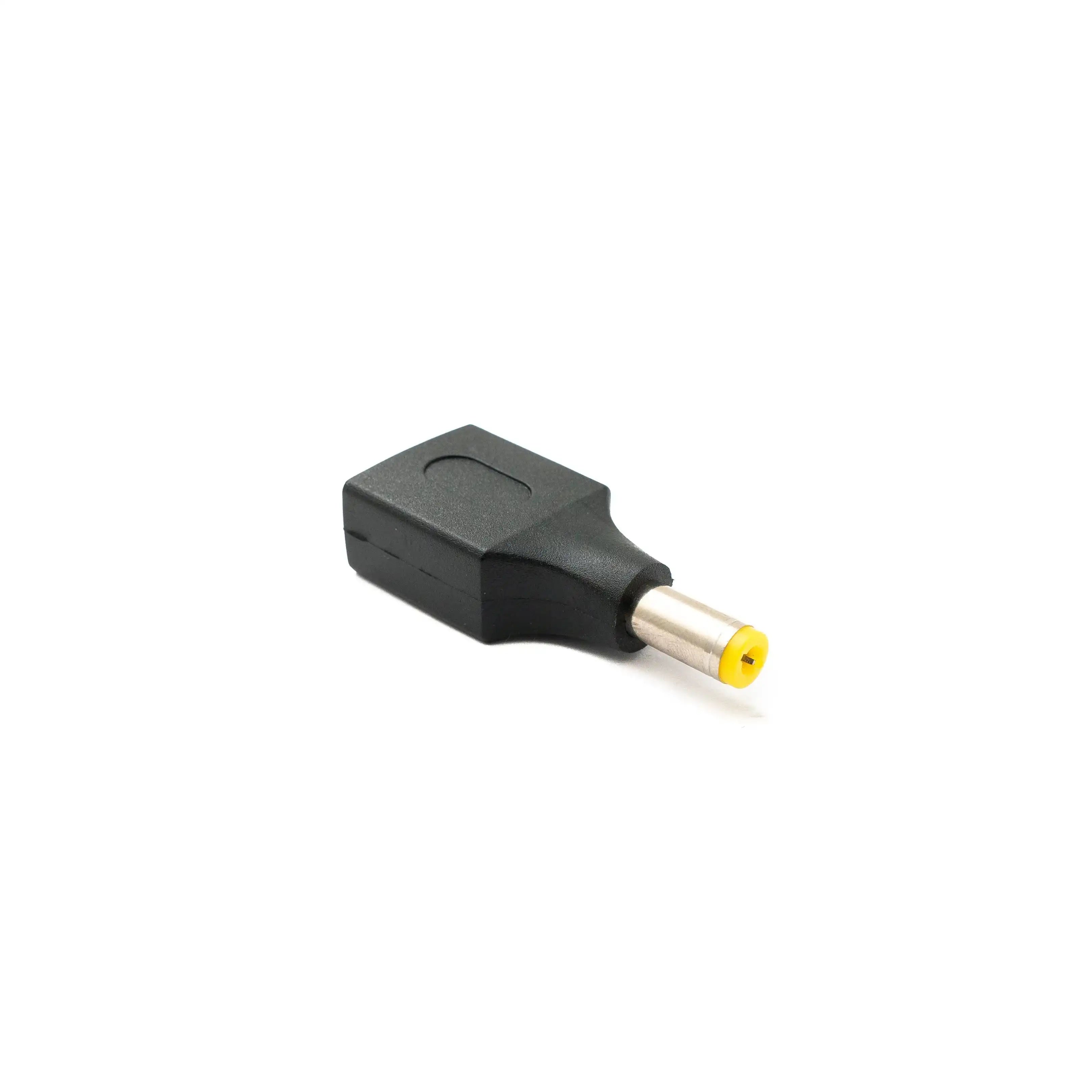 DC Adapter 20V 5,5x1,7mm Stecker Zu USB 2,0 Buchse Kabel Schwarz Kompakt Design Qualität
