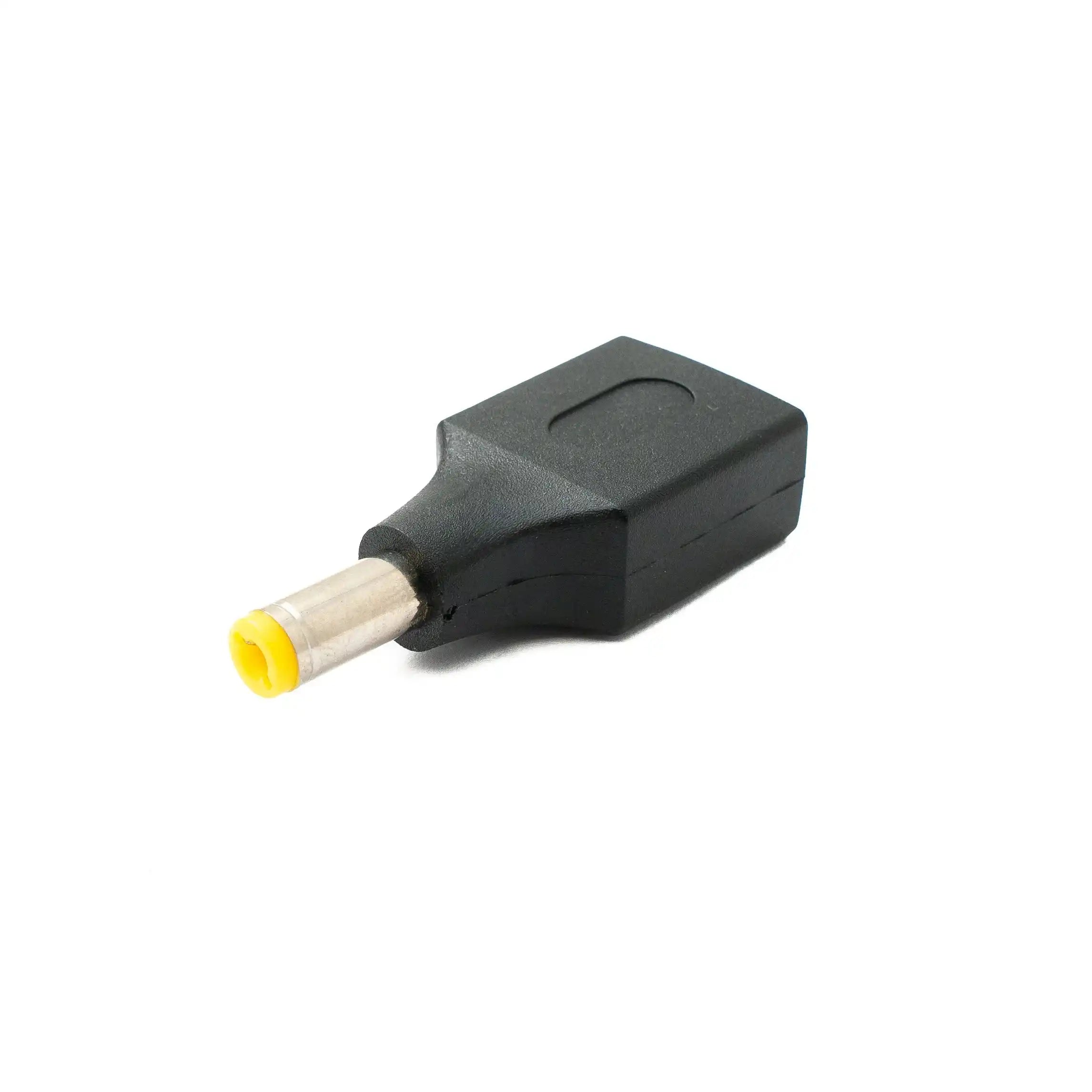 DC Adapter 20V 5,5x1,7mm Stecker Zu USB 2,0 Buchse Kabel Schwarz Kompakt Design Qualität
