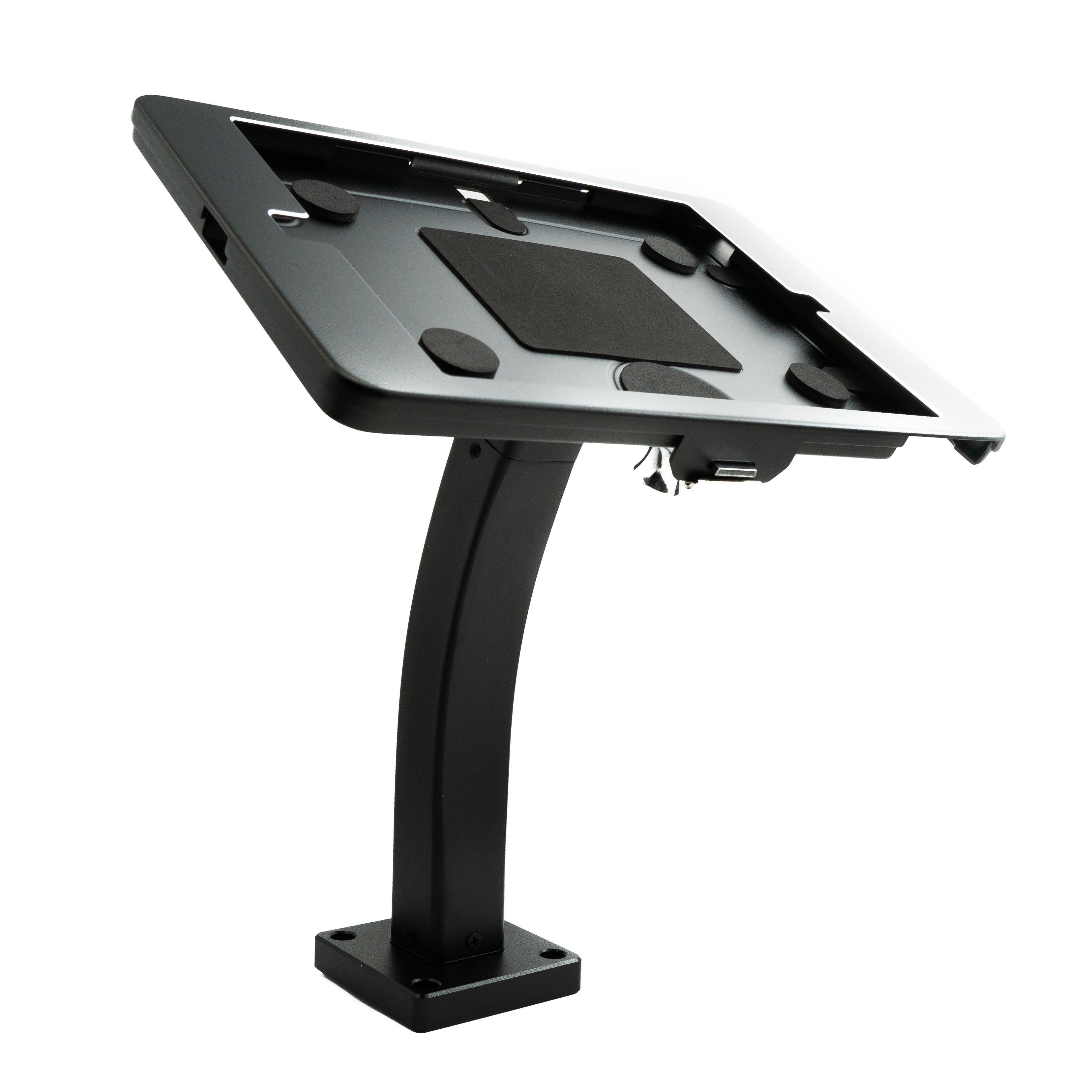 SYSTEM-S Wand Halterung abschließbar für für iPad 10.2" 9 8 7 in Schwarz