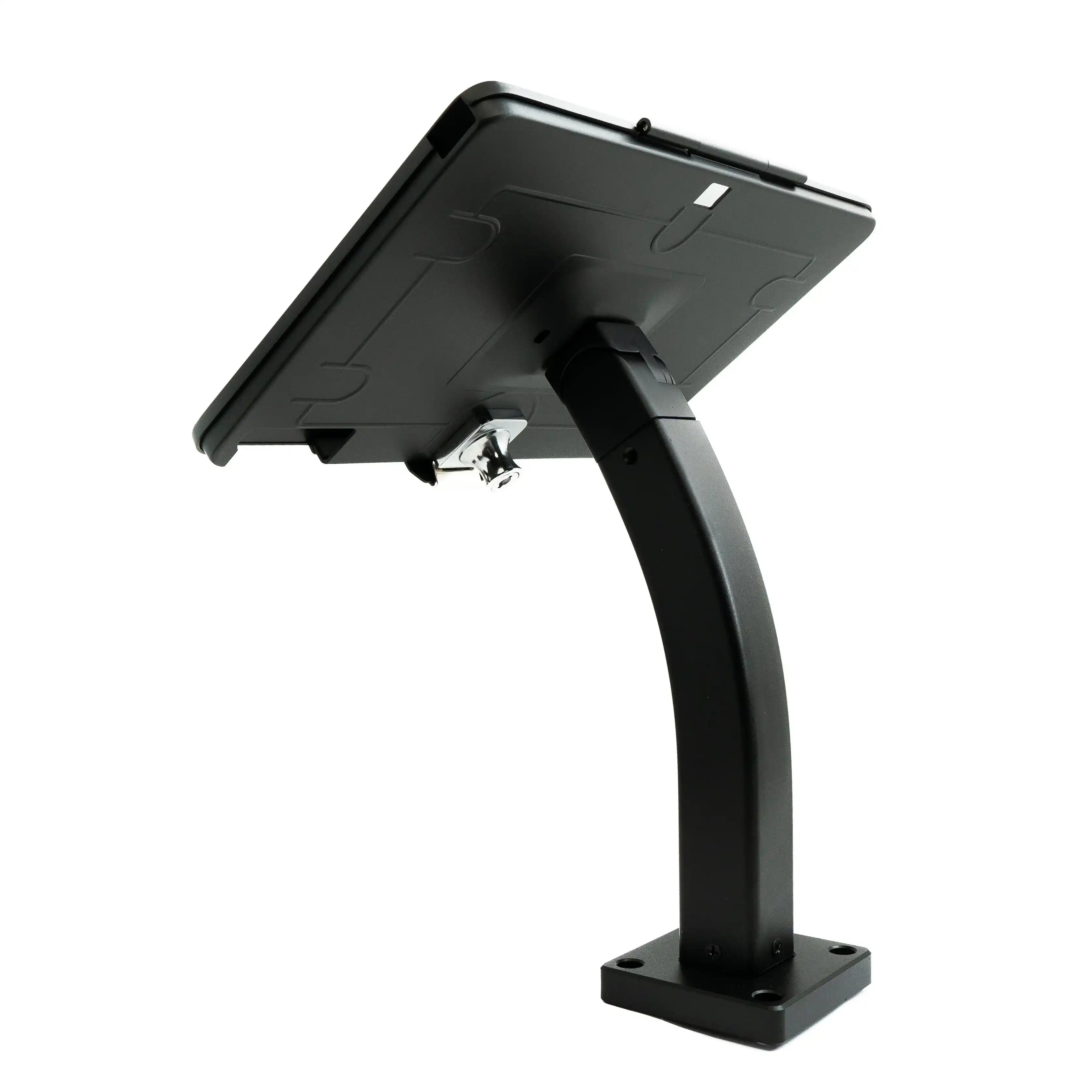 SYSTEM-S Wand Halterung abschließbar für für iPad 10.2" 9 8 7 in Schwarz