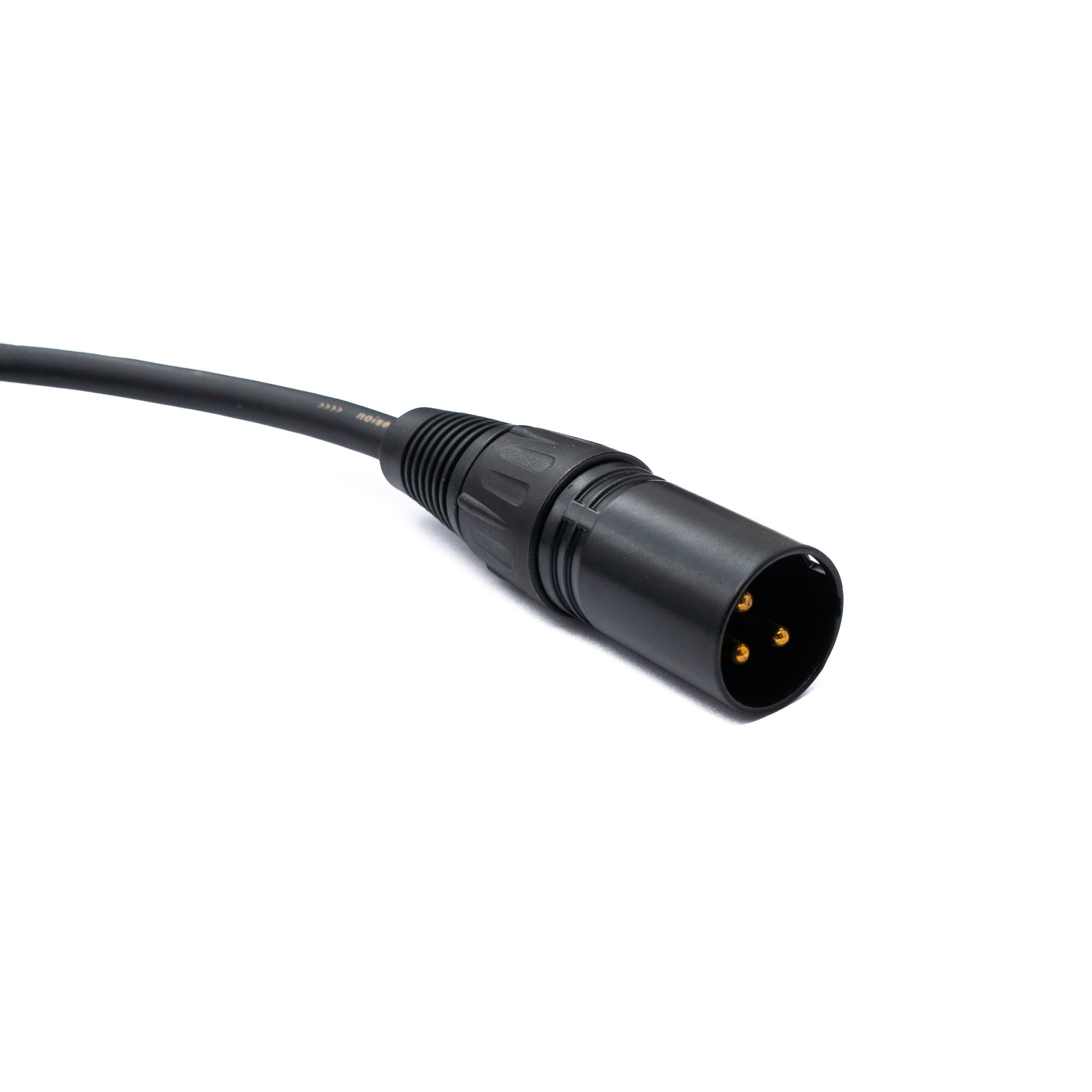 XLR Kabel Zu 3,5 mm TRS 3-Polig Schwarz 90,5 cm Mit AUX Steckern Für Studiogeräte