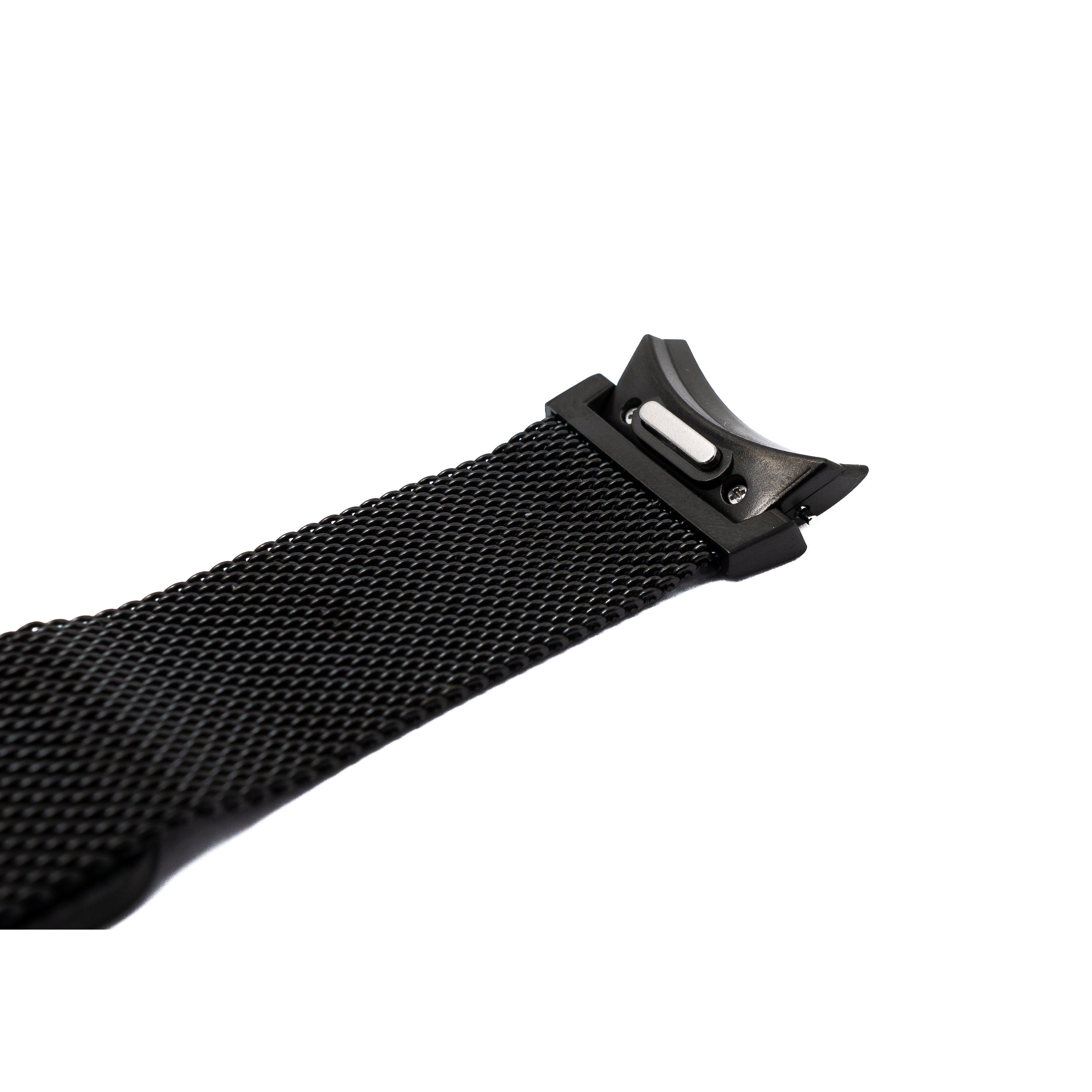 Milanaise Metallarmband Schwarz Für Galaxy Watch 6 Classic Smartwatch Mit Metallverschluss