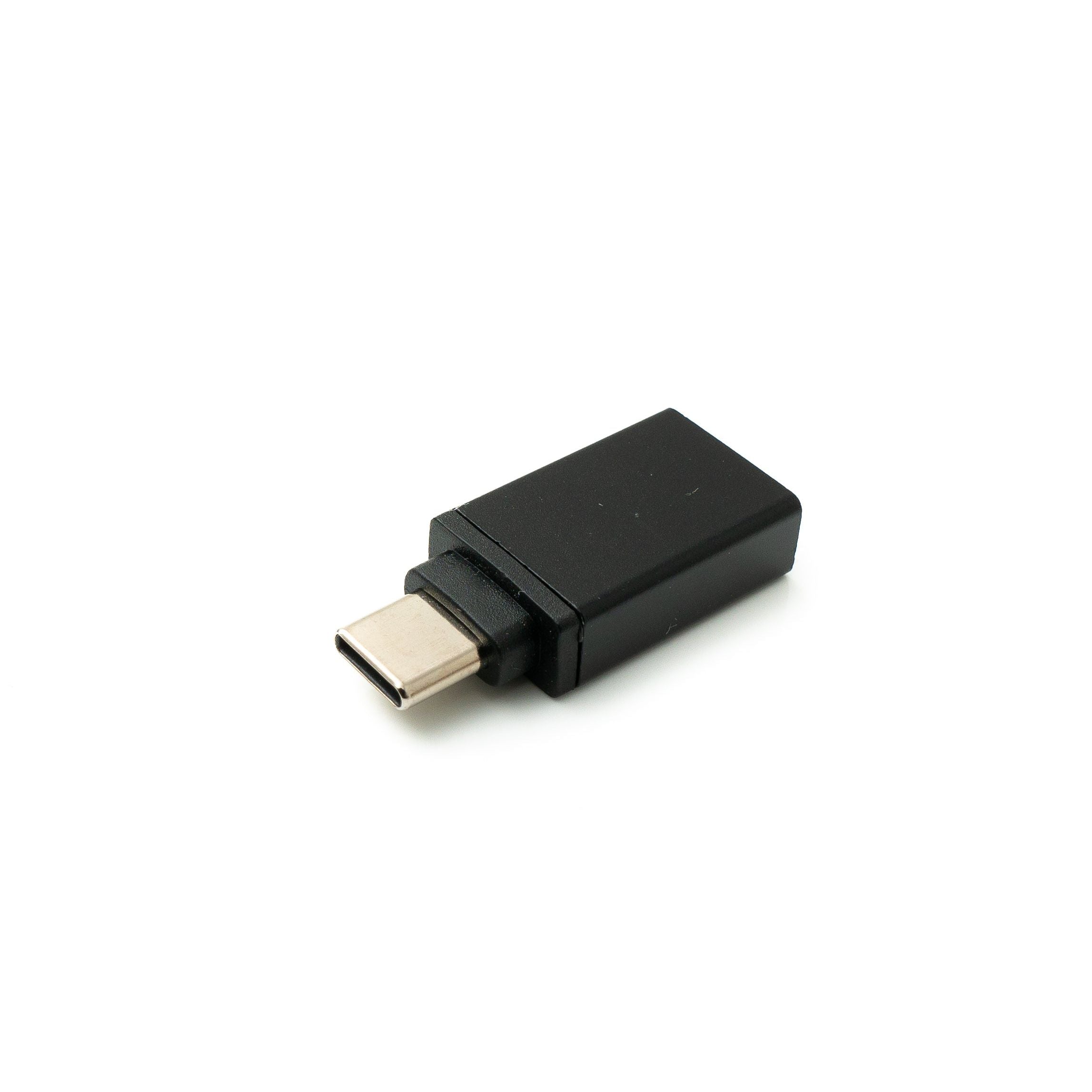 System-S USB C Adapter Typ C Stecker Zu USB A 3.0 Buchse Kabel Schwarz Mit USB 3.1 Geschwindigkeit Bis 5 Gbps