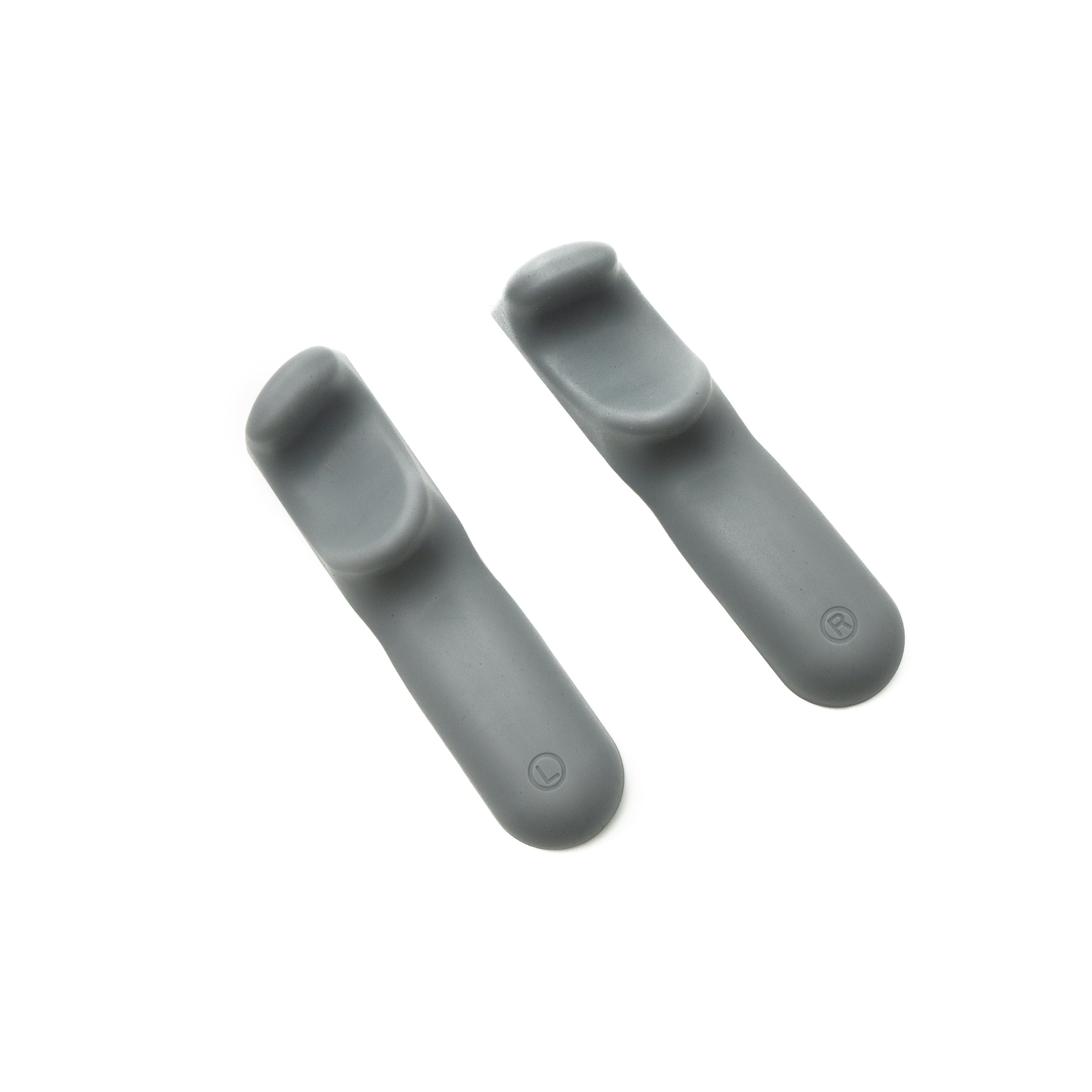 SYSTEM-S Anti Rutsch Silikon Griff Handauflage ergonomisch für Tablet Gaming in Grau