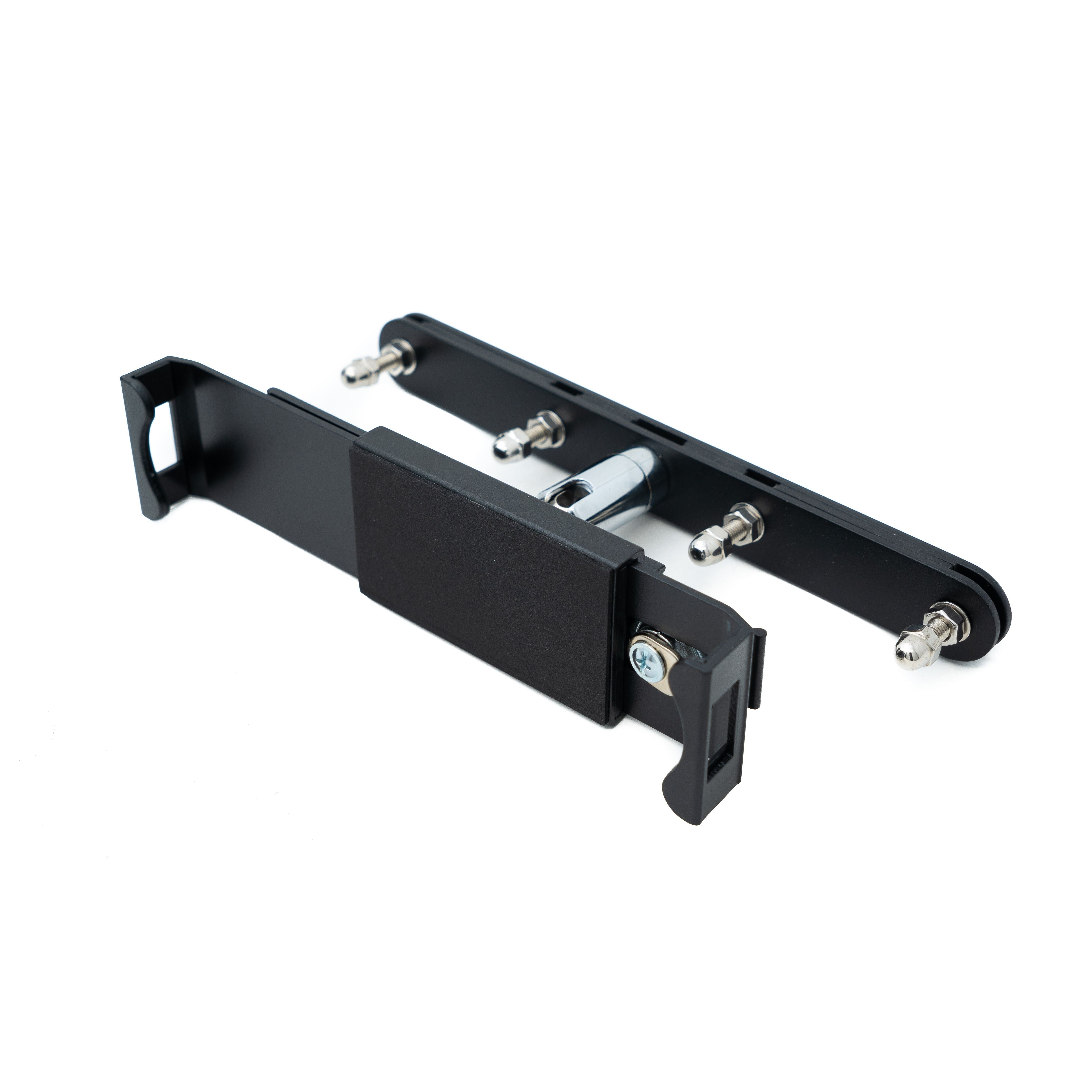 SYSTEM-S Auto Kopfstütze Halterung 360 Grad Drehbar Abschließbar Für Tablets Von 17 Bis 30 cm Breite