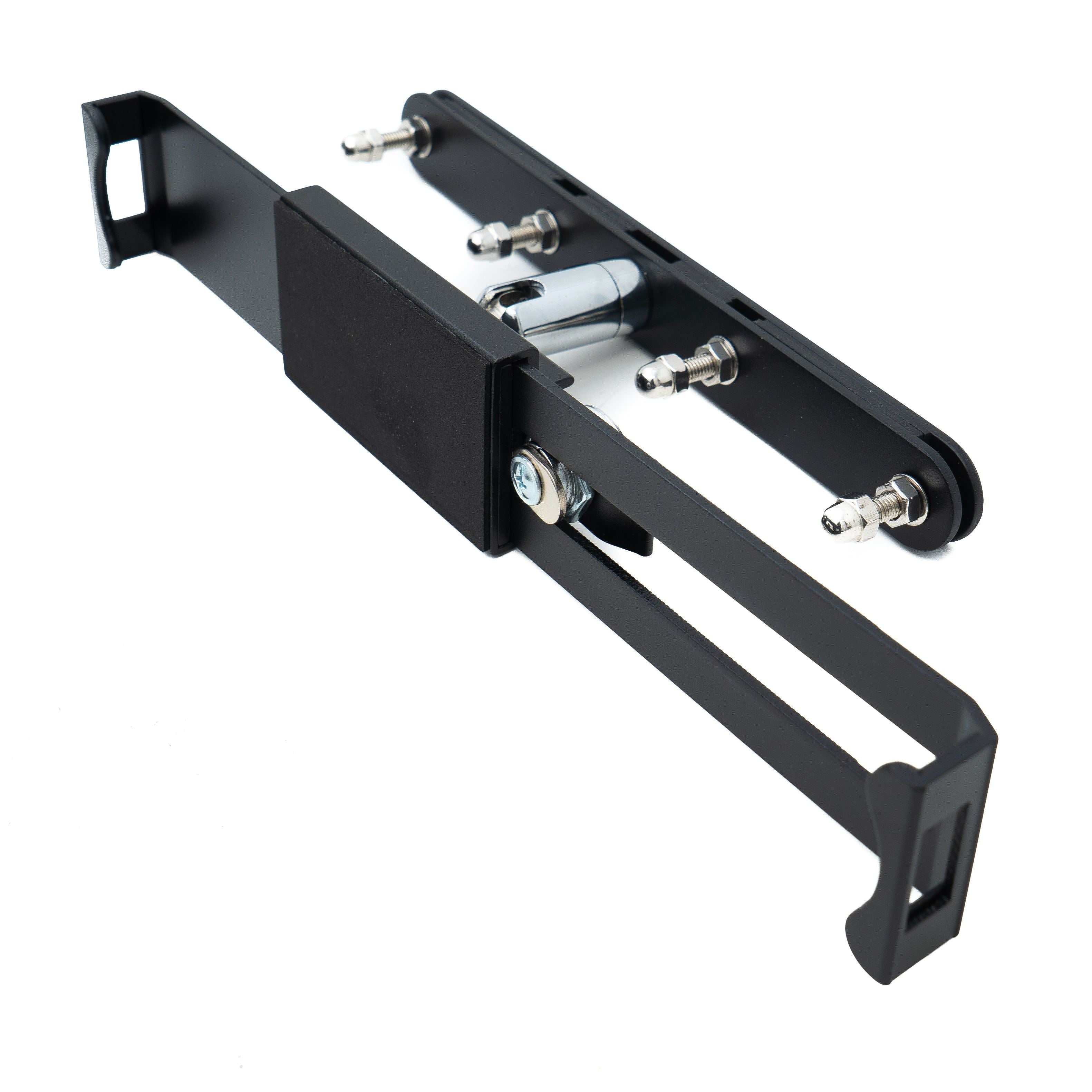 SYSTEM-S Auto Kopfstütze Halterung 360 Grad Drehbar Abschließbar Für Tablets Von 17 Bis 30 cm Breite