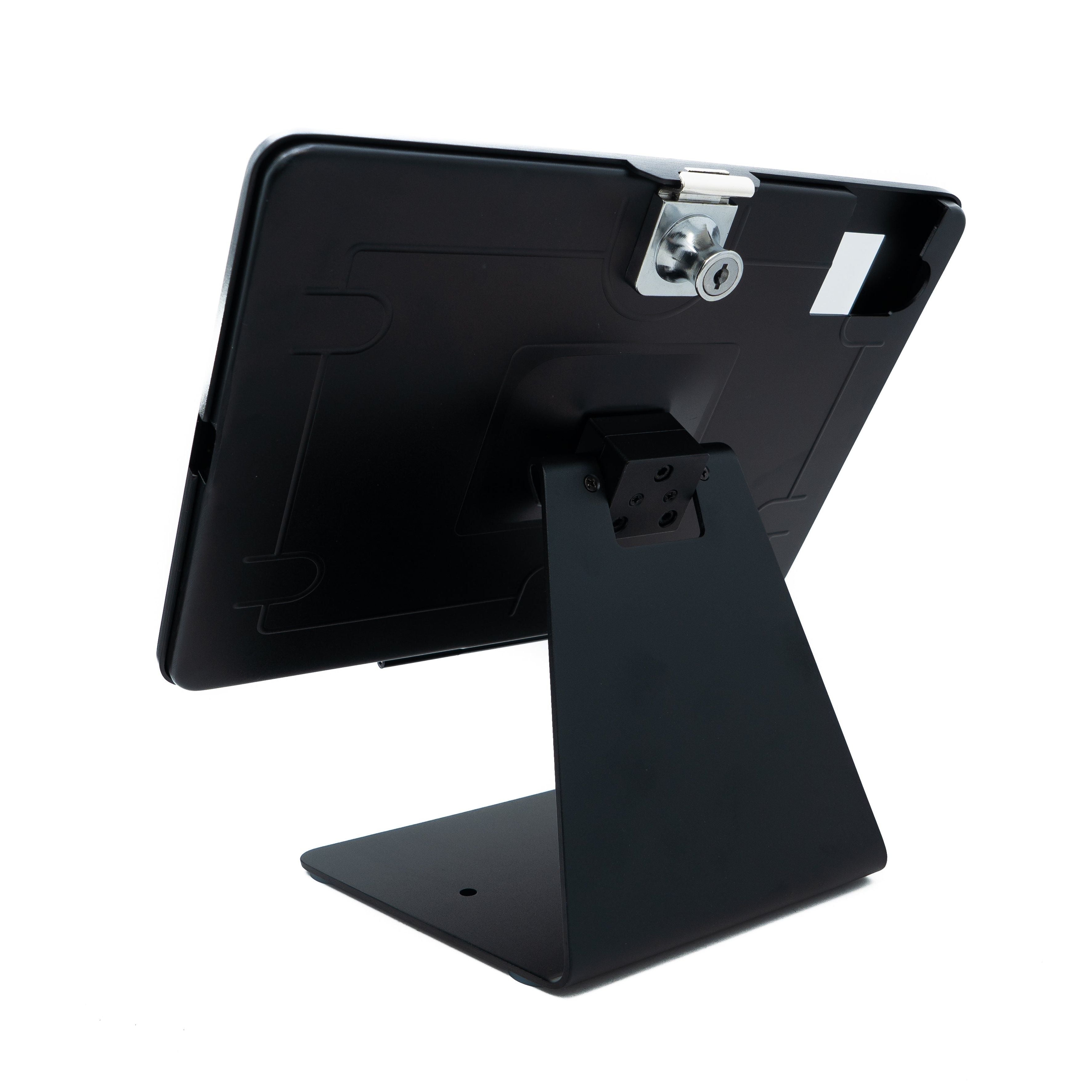 System S Abschließbare Tischhalterung 180 Grad Neigbar Für iPad 10 Gen Pro 11 Air 4 5 Schwarz