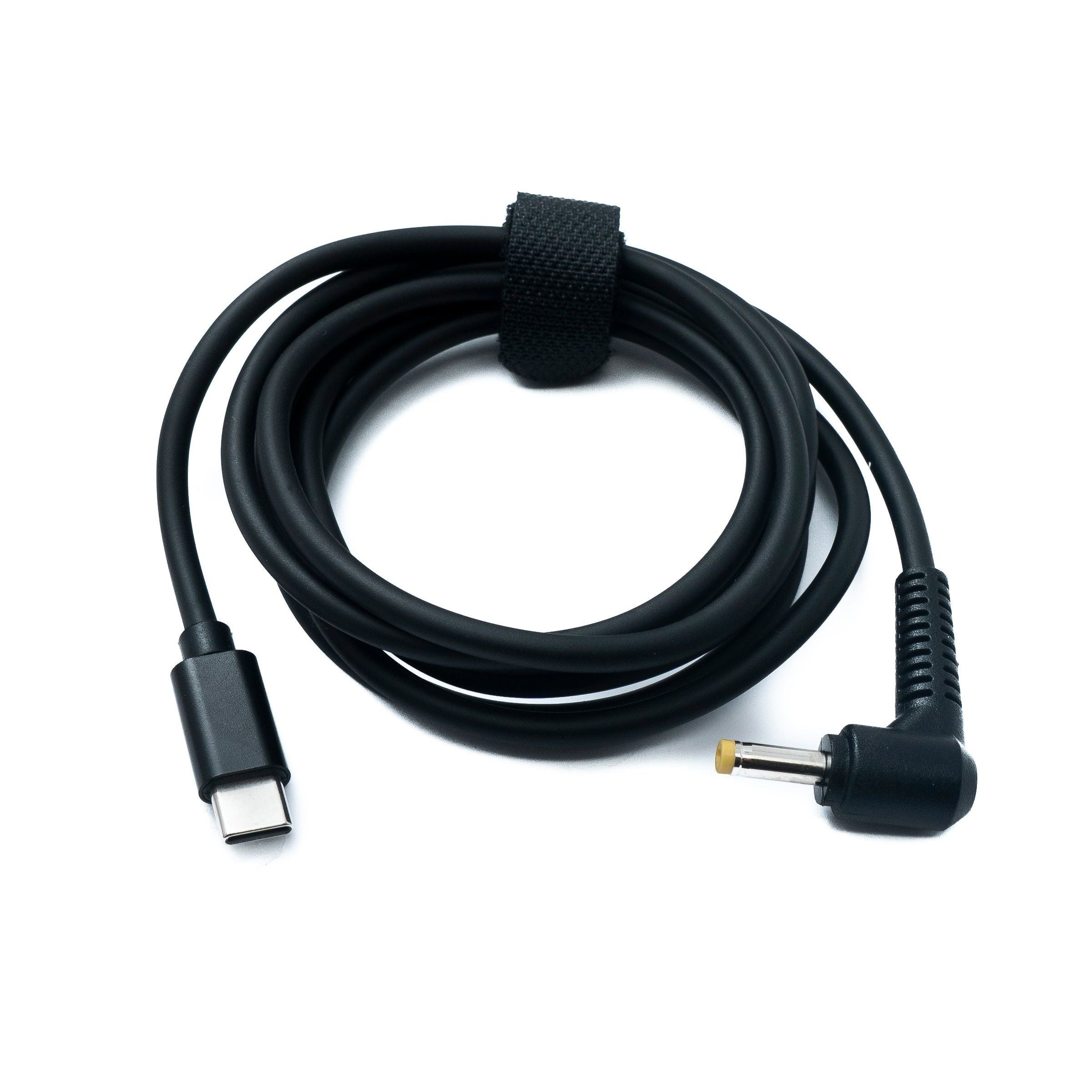 DC Kabel 20V 150 Cm 4,0 x 1,7 Mm DC Stecker Zu USB C Typ C Winkelstecker Mobil Flexibel