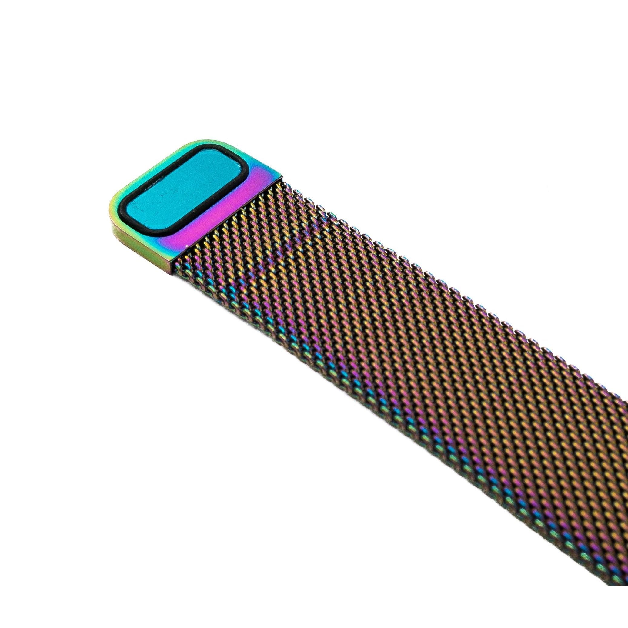 Milanaise Edelstahl Armband 20 Millimeter Für Huawei Watch Kompatibel Metallverschluss Buntes Design