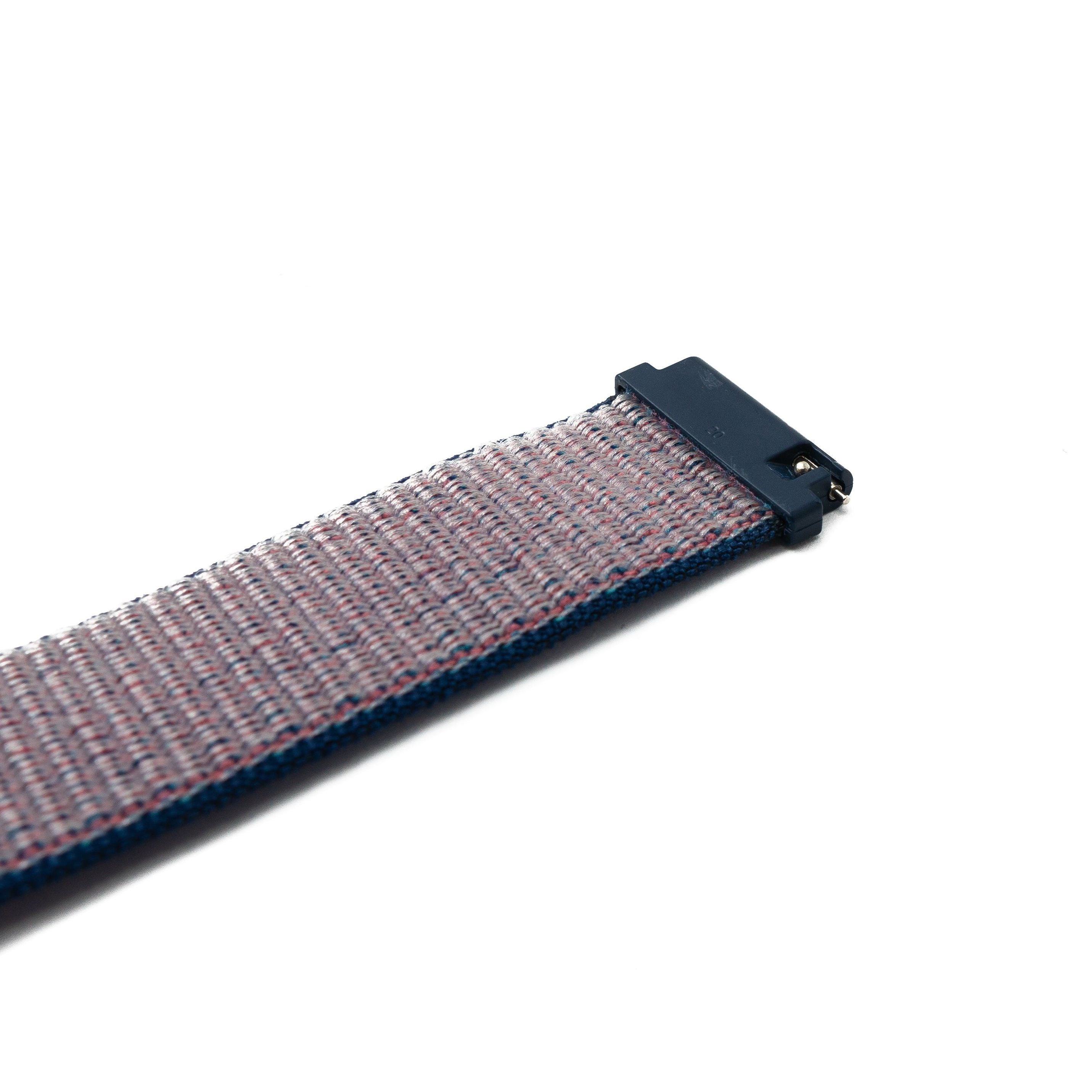 System-S Nylon Armband 20 mm Für Huawei Watch - Lila Farbton, Strapazierfähig Und Bequem