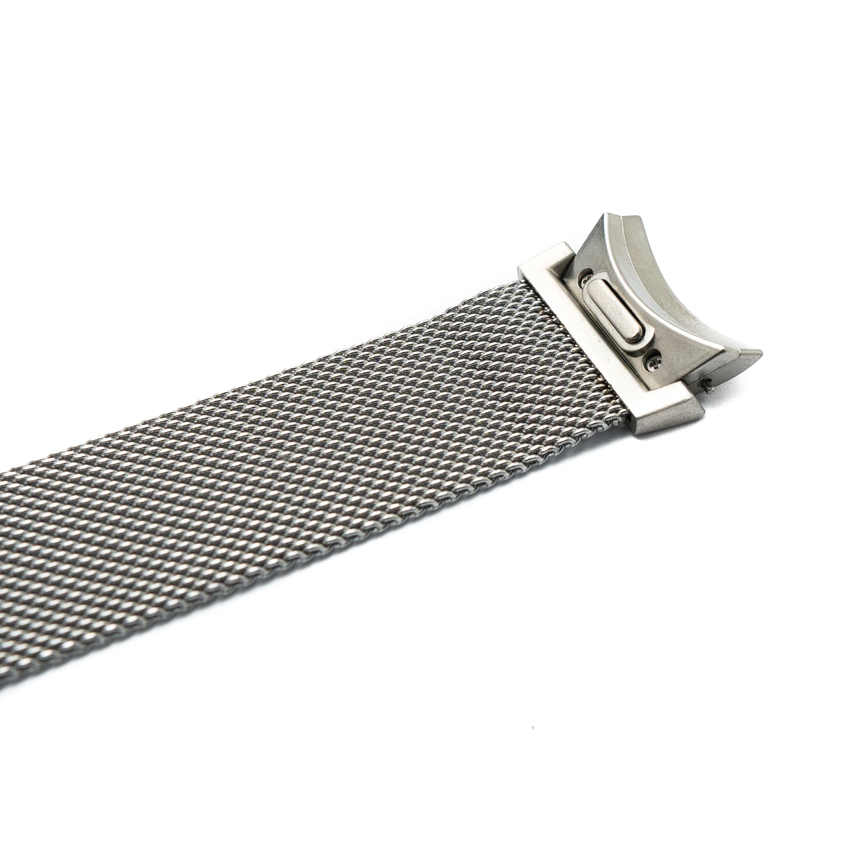 Milanaise Armband Metall Grau Für Galaxy Watch 6 Classic Robustes Flexibles Metallband