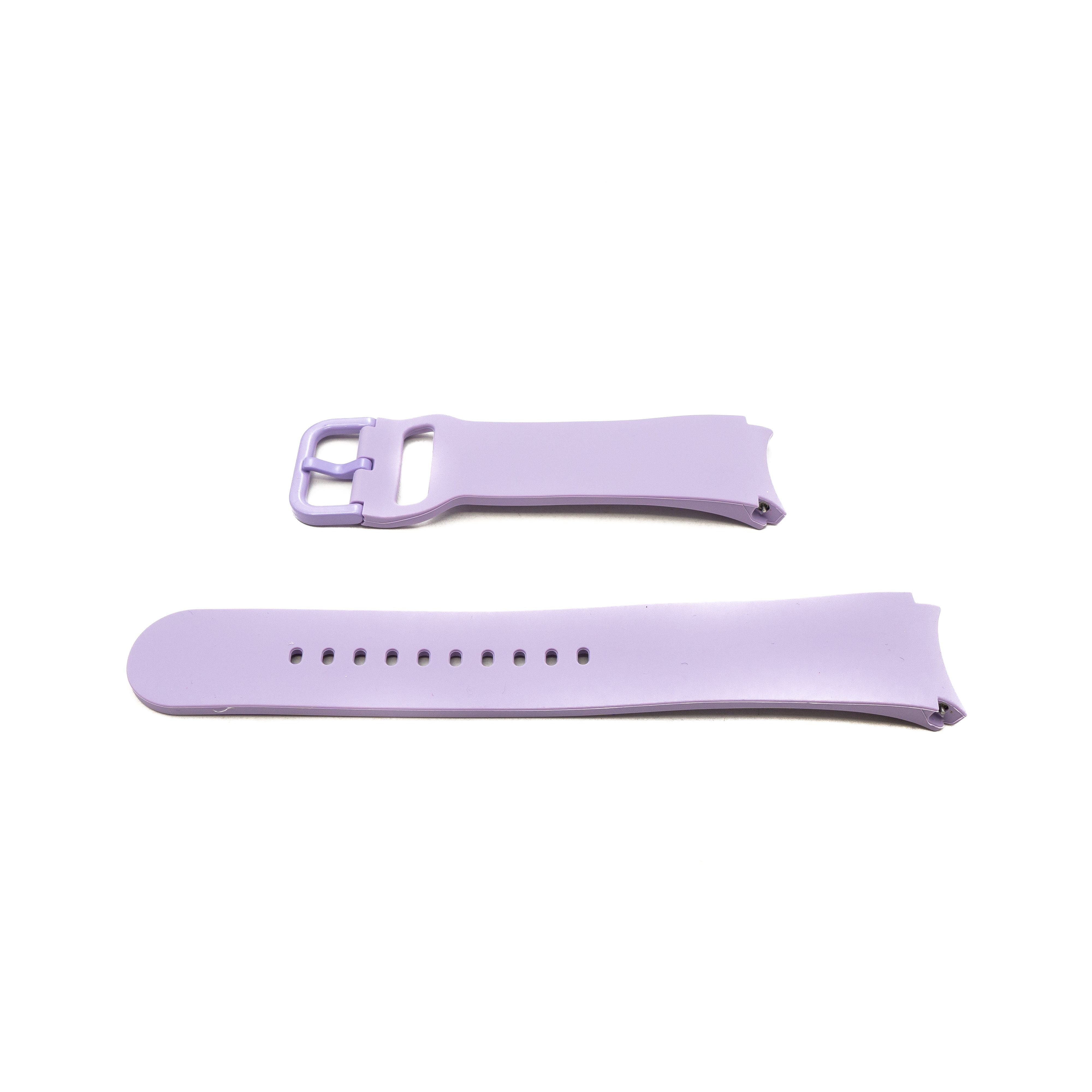 Armband 22 mm aus Silikon für Samsung Galaxy Watch 6 Smartwatch in Lila
