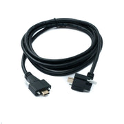 USB 3.1 Gen 2 Kabel 2 m Typ C Stecker Zu Stecker Panel Mount Winkel 10 Gbit Pro Sekunde 100W