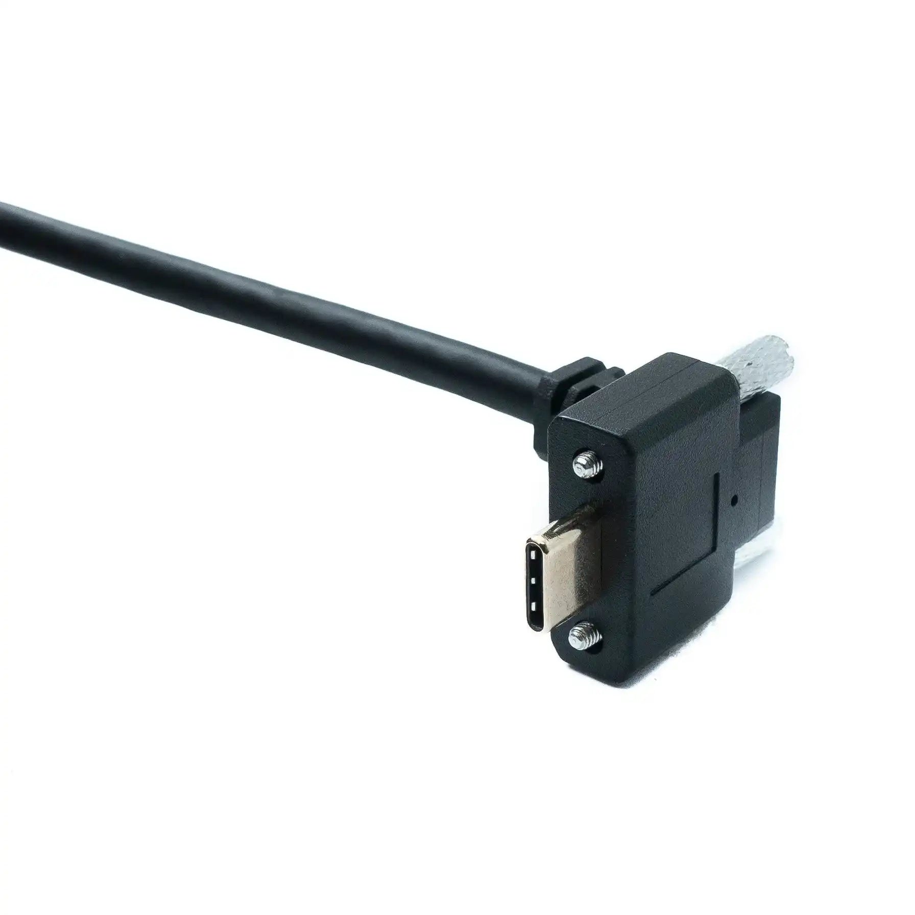 USB 3.1 Gen 2 Kabel 2 m Typ C Stecker Zu Stecker Panel Mount Winkel 10 Gbit Pro Sekunde 100W