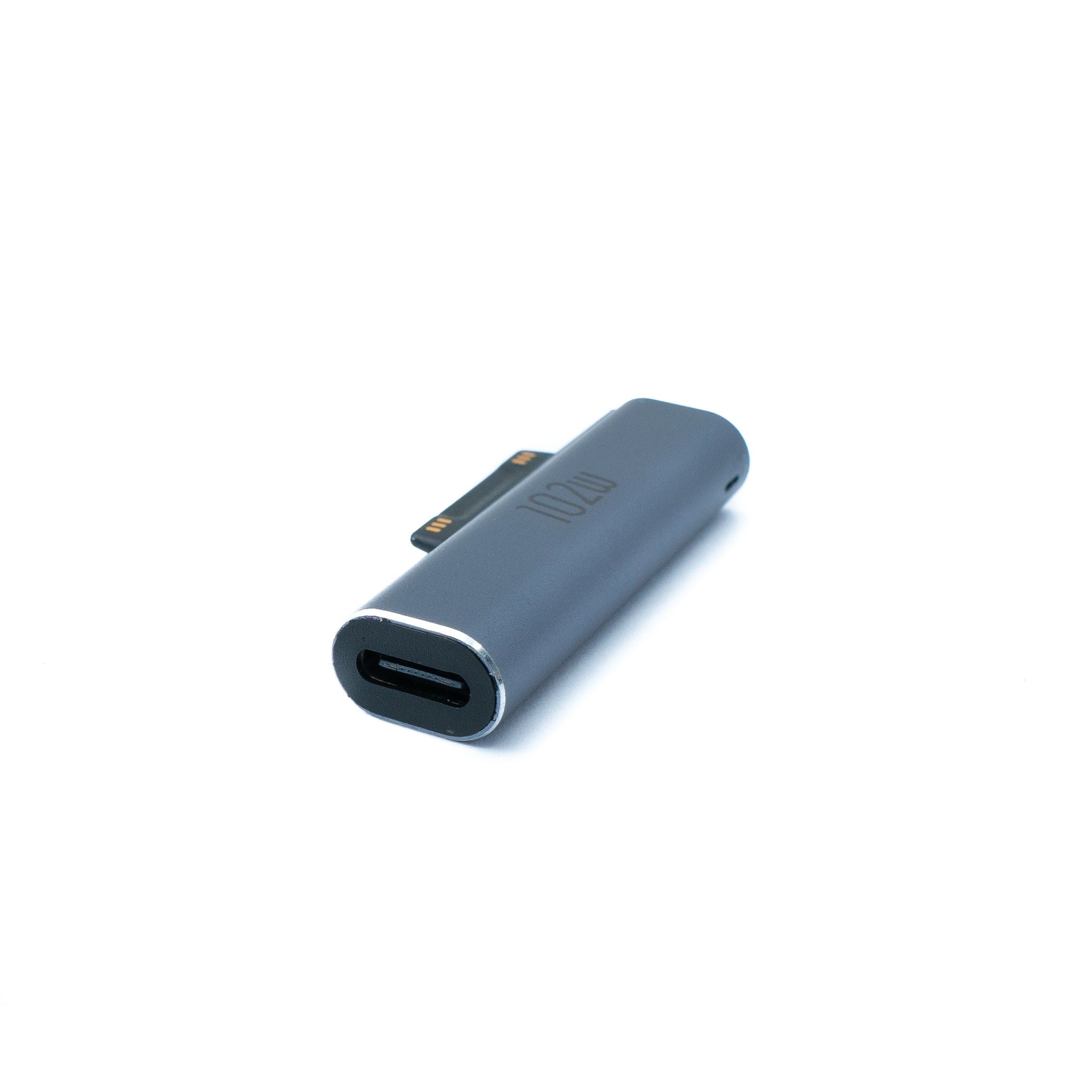 USB C Adapter Buchse Surface Pro Kompatibel Mit Surface Pro 7 8 5 4 3 Grau USB 3.1