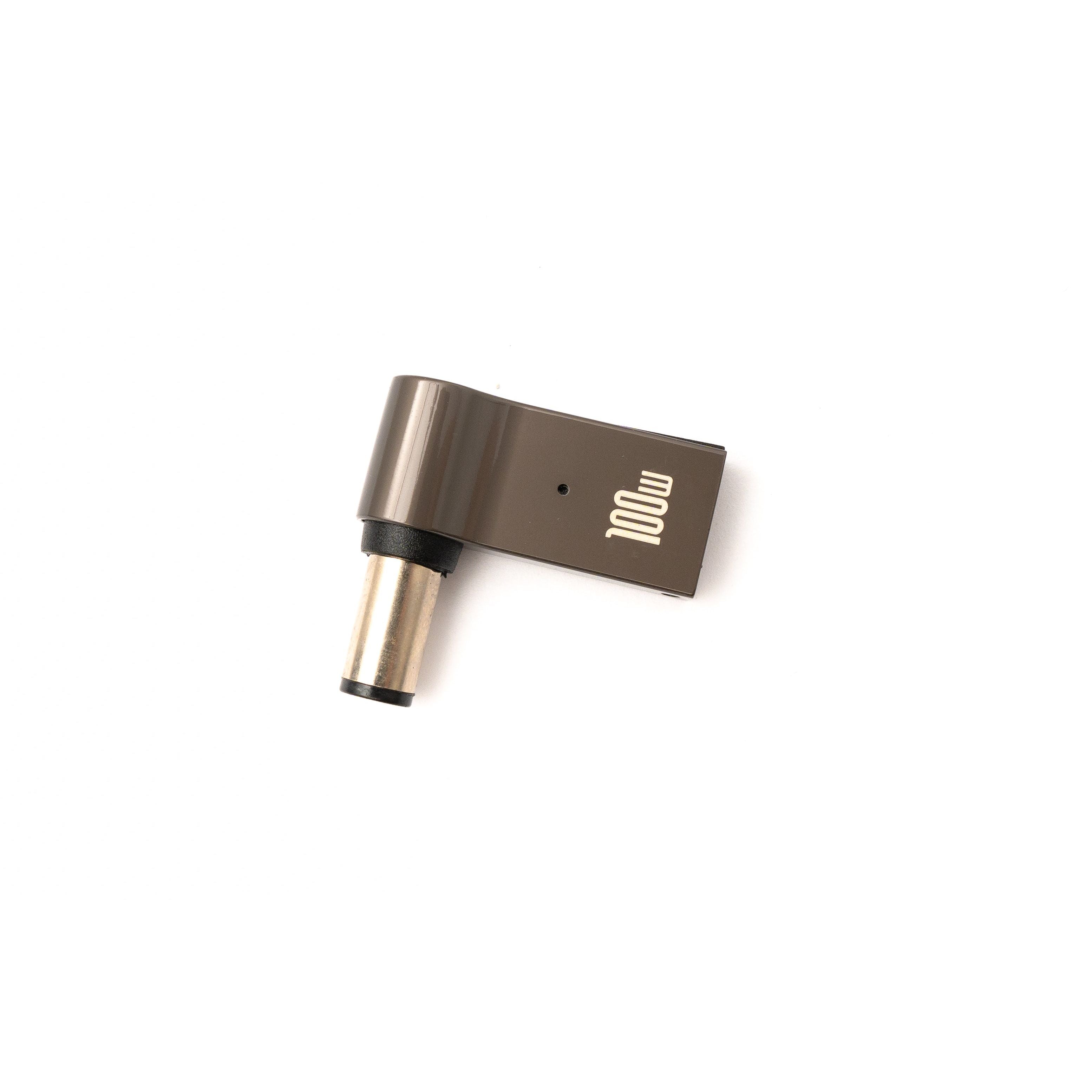 SYSTEM-S USB 3.1 Adapter Typ C Stecker zu HP DC 20V 7,4 x 5,0 mm Buchse in Grau