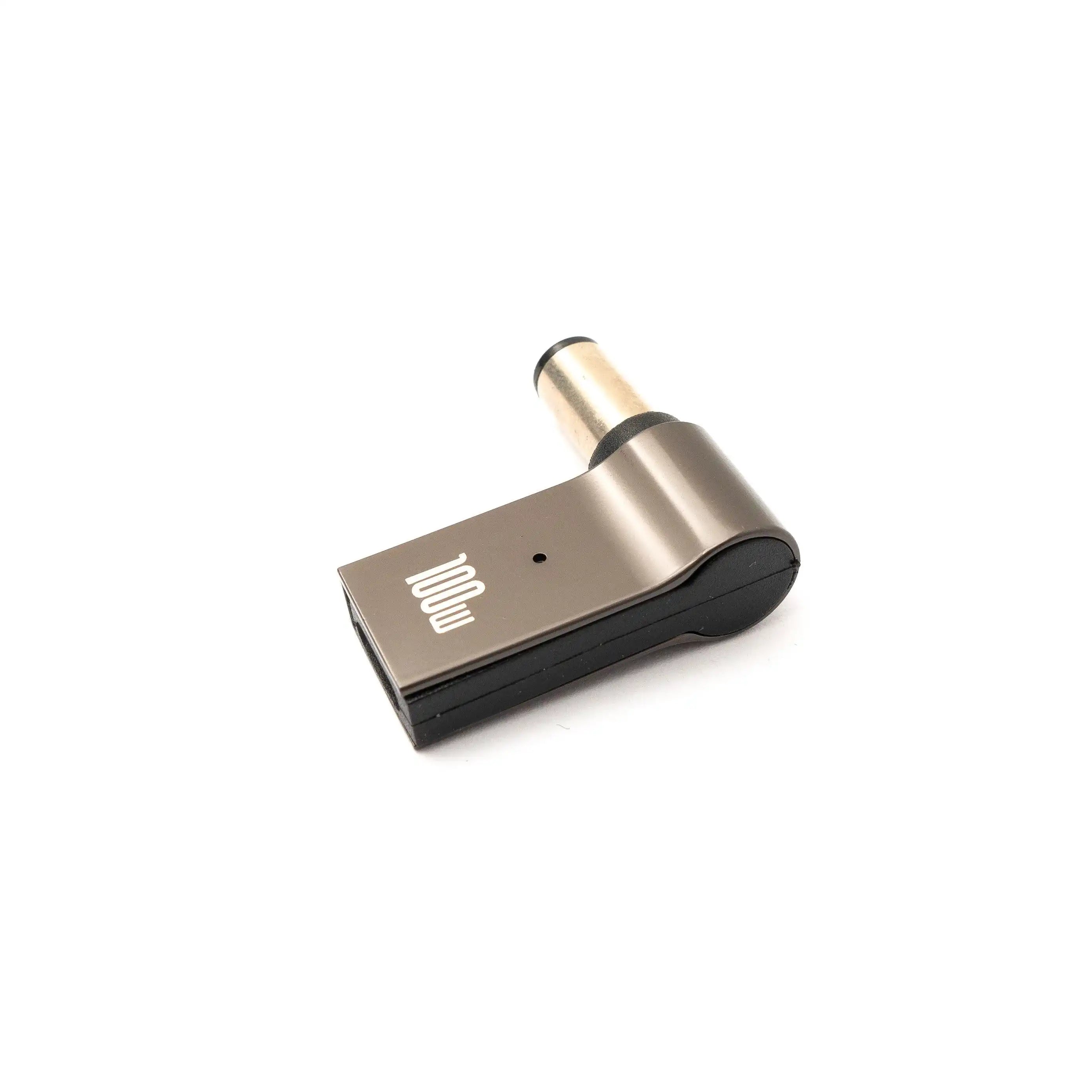 SYSTEM-S USB 3.1 Adapter Typ C Stecker zu HP DC 20V 7,4 x 5,0 mm Buchse in Grau