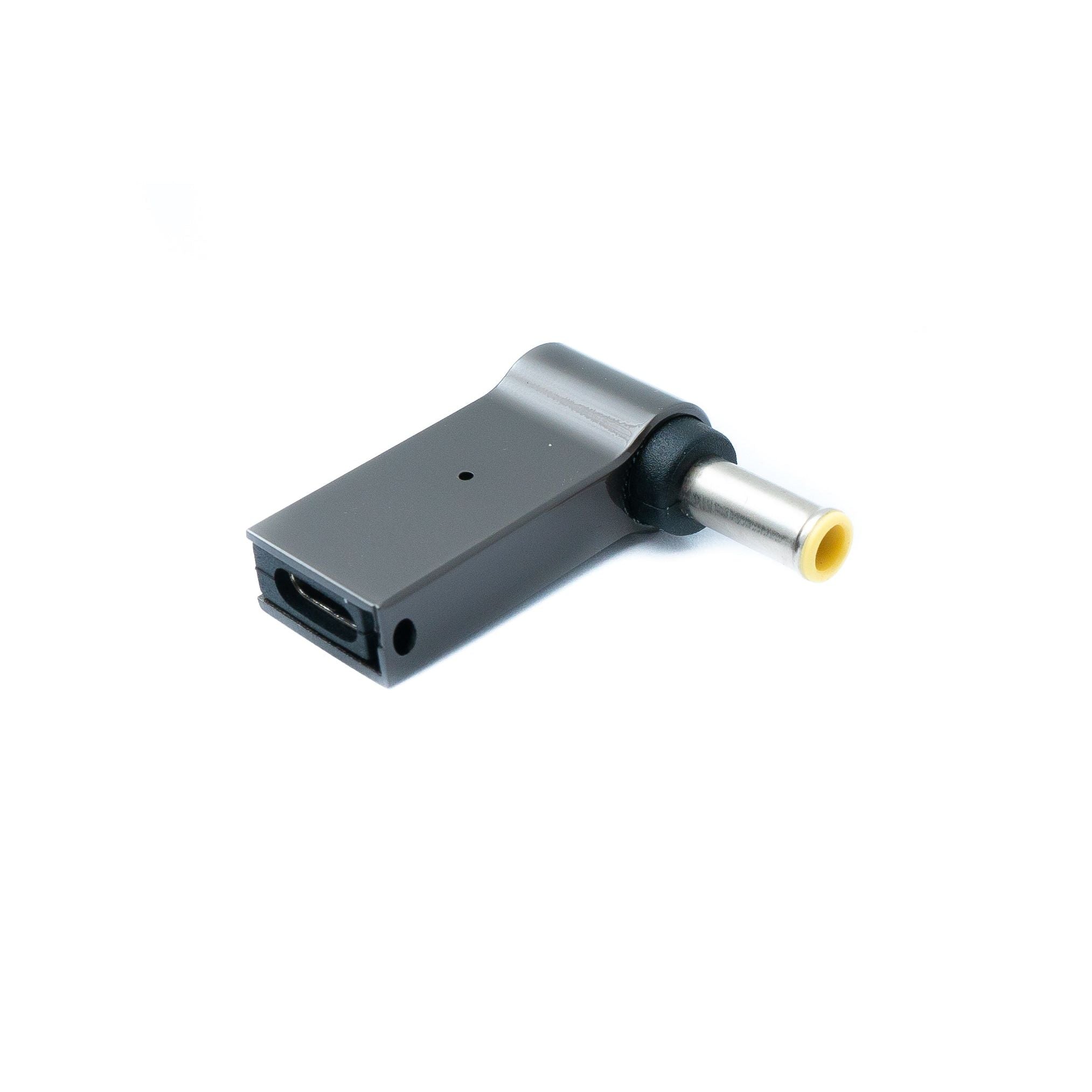 System USB 3.1 Adapter Typ C Stecker Zu DC 20V 5,0 x 3,0 mm Buchse Grau Ladeadapter USB C Geräte