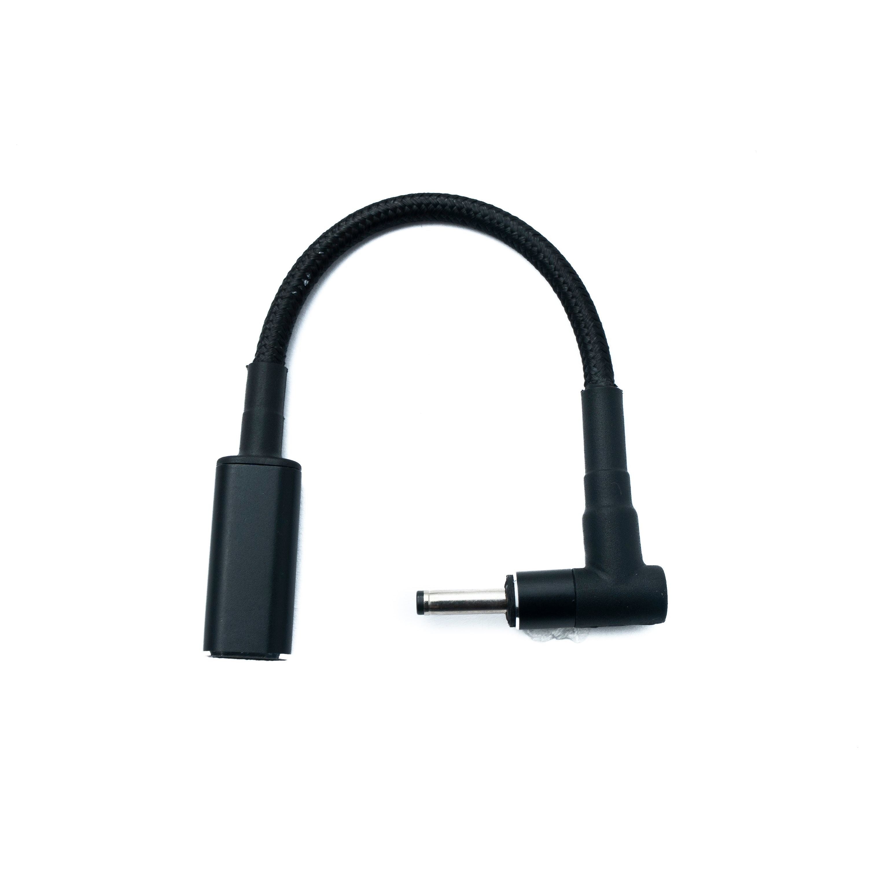 DC 20V Kabel 15 Cm Gewinkelter 3,5 x 1,35 Mm DC Stecker Zu USB C Buchse Geflochtenes Kabel