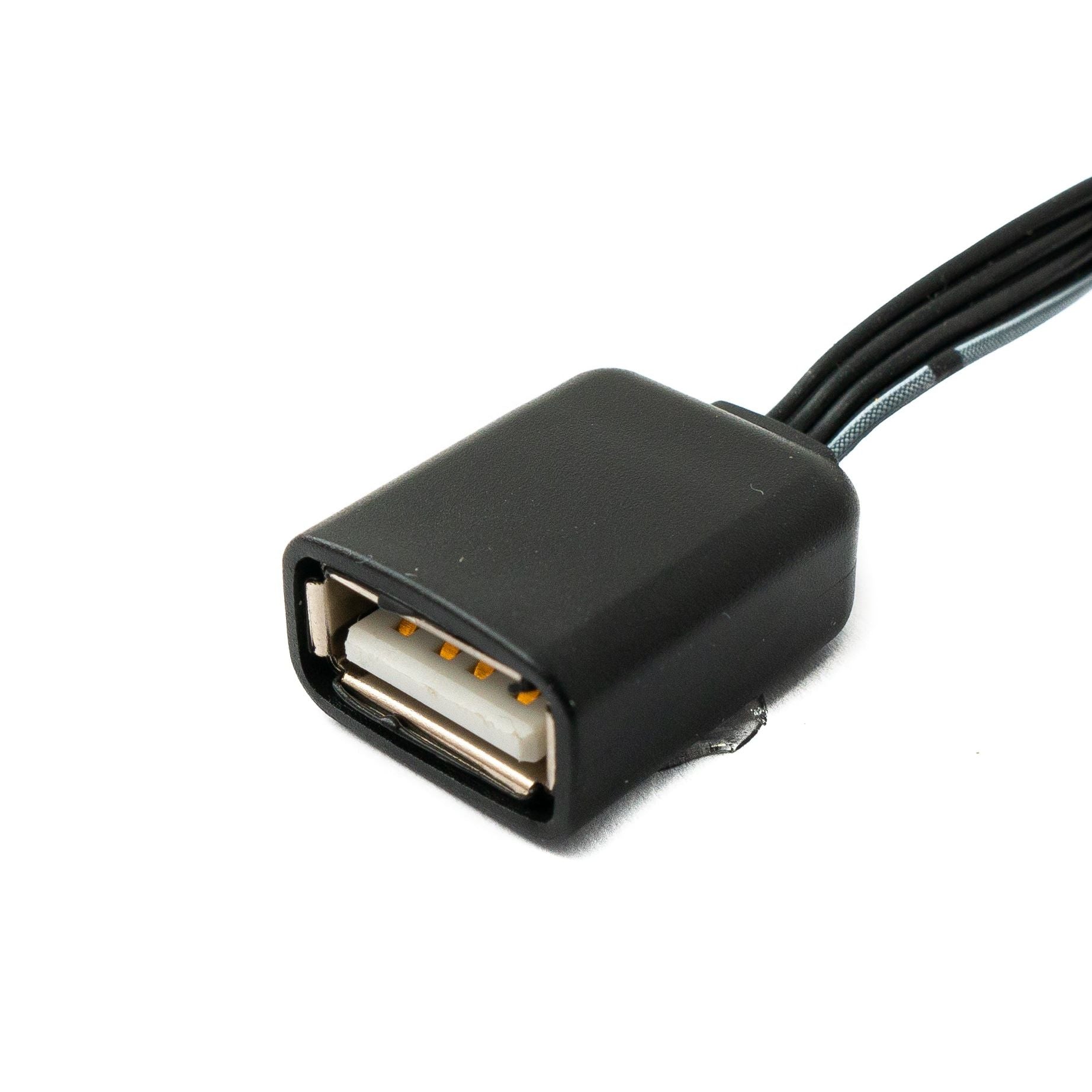 USB 2.0 Kabel 13 cm Typ A Stecker Zu Buchse Flach Schwarz Flexible Platzsparende Verbindung