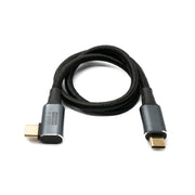 USB4 Kabel 50 cm Typ C Stecker Zu Stecker Geflochten Winkel 40 Gbit/s Hochleistung