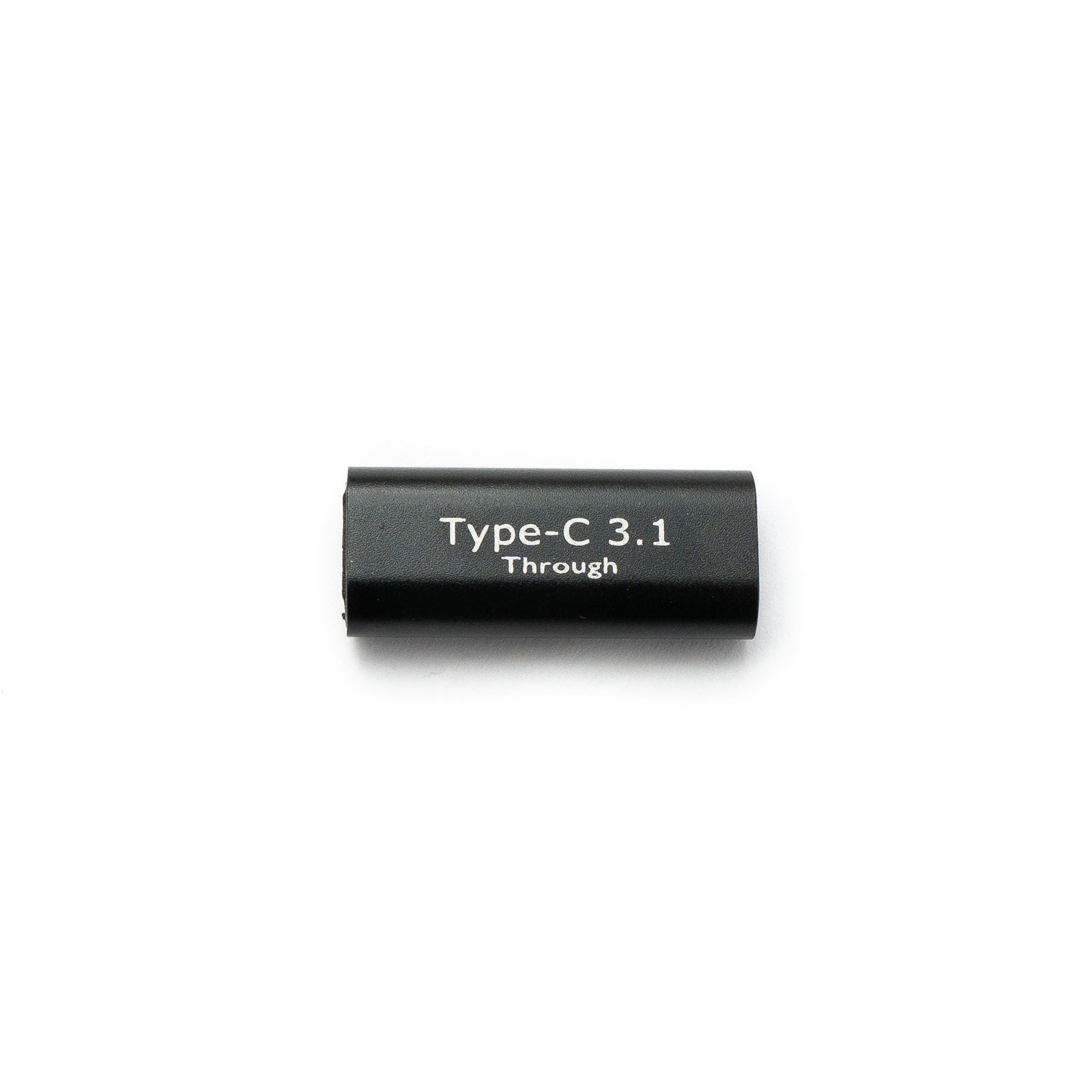 SYSTEM-S USB 3.1 Adapter Typ C Buchse zu Buchse Kabel in Schwarz