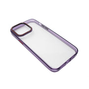 TPU Schutzhülle Lila Transparent Für iPhone 14 Pro Max Stoßfest Mit Kamera Und Knopfschutz