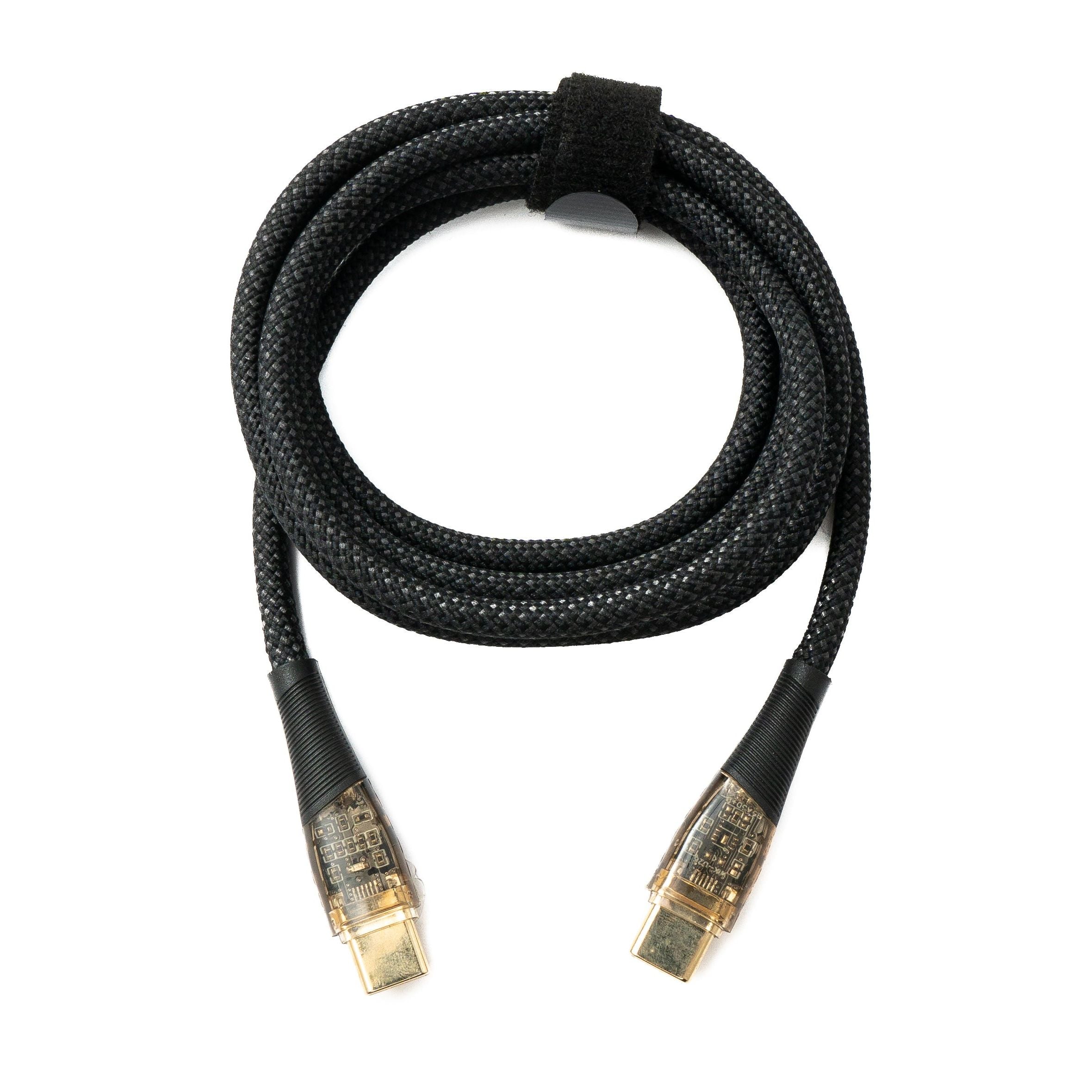 SYSTEM-S USB 3.1 Gen 2 Typ C Kabel 120 cm Stecker zu Stecker 10 Gbit/s 100W