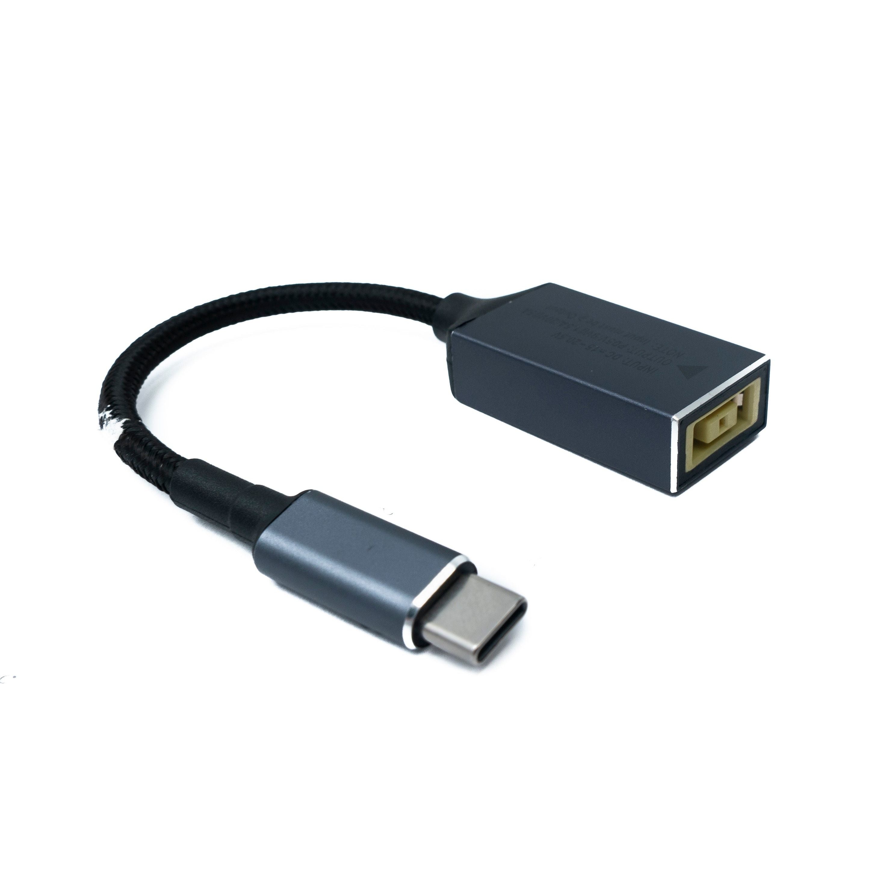 Systemhaus Zakaria USB C Kabel 15 Cm Adapter Lenovo Square Geflochten Robustes Kabel