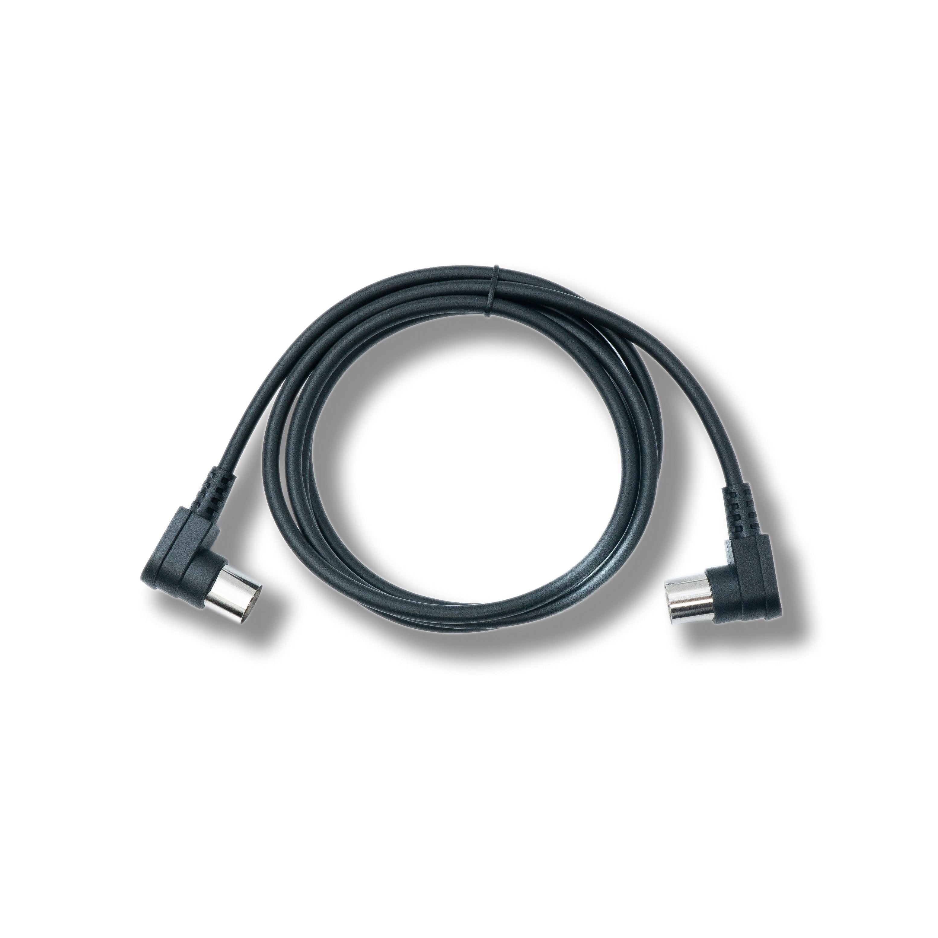 MIDI Kabel 150 cm 5 Pin Winkel Vernickelte Steckverbinder Abschirmung Für Störungsfreie Übertragung