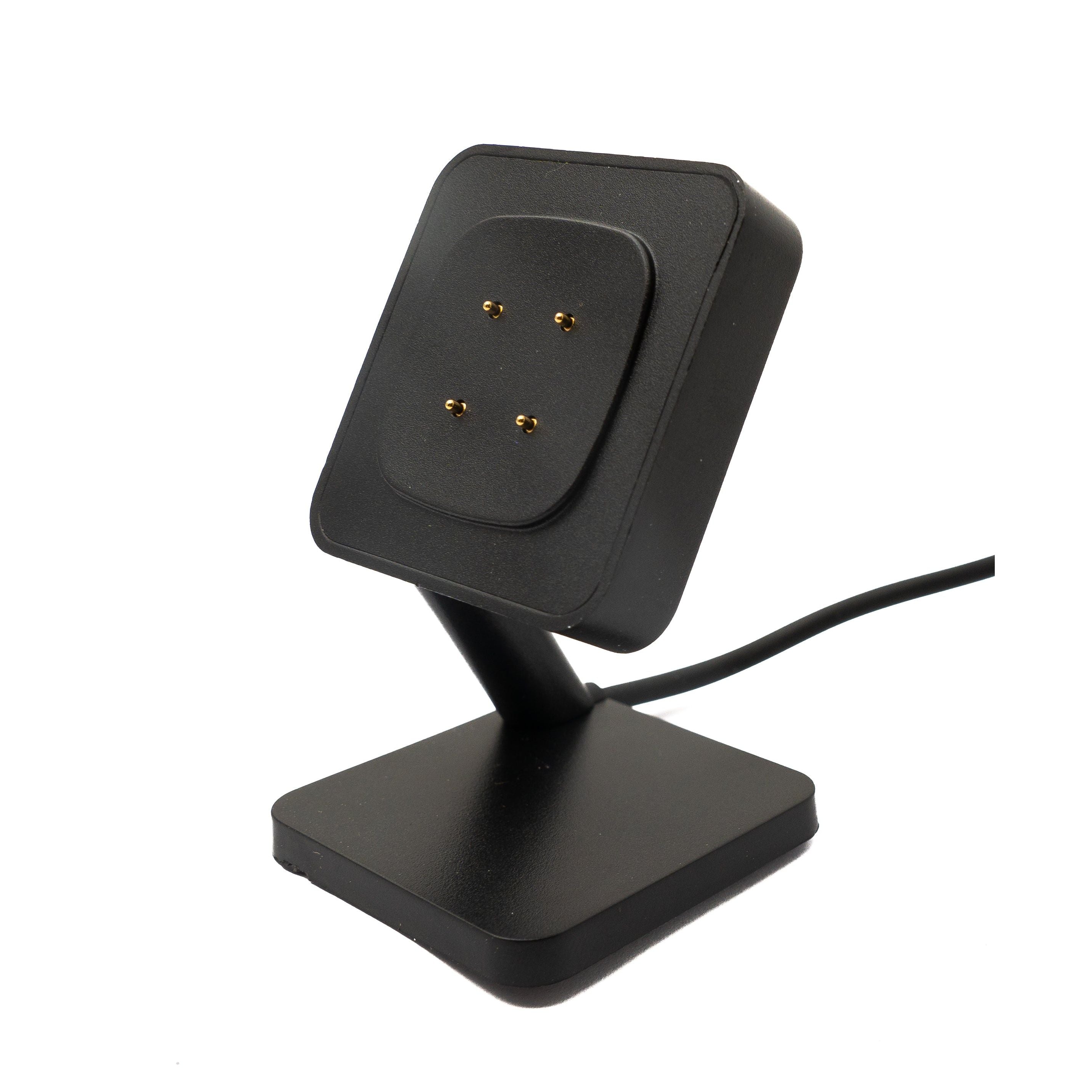 System-S USB 2.0 Ladestation Für Fitbit Versa 3 4 Sense 1 2 Schwarz 93 Cm Kabel Lang
